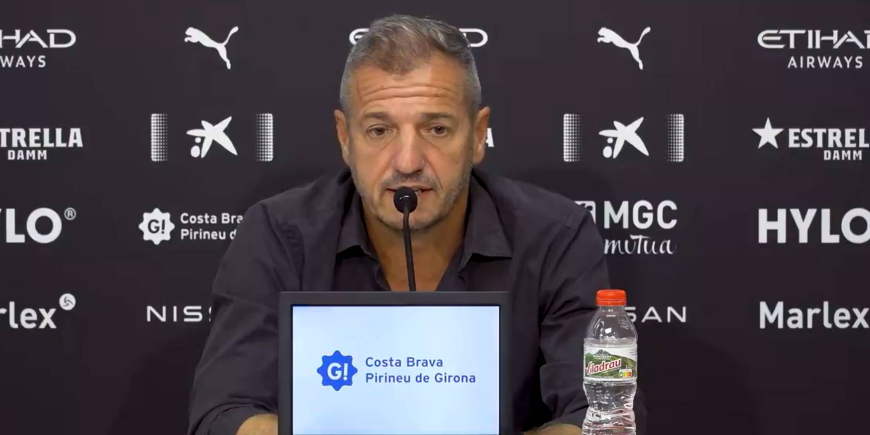 Quique Cárcel, en roda de premsa | Girona FC