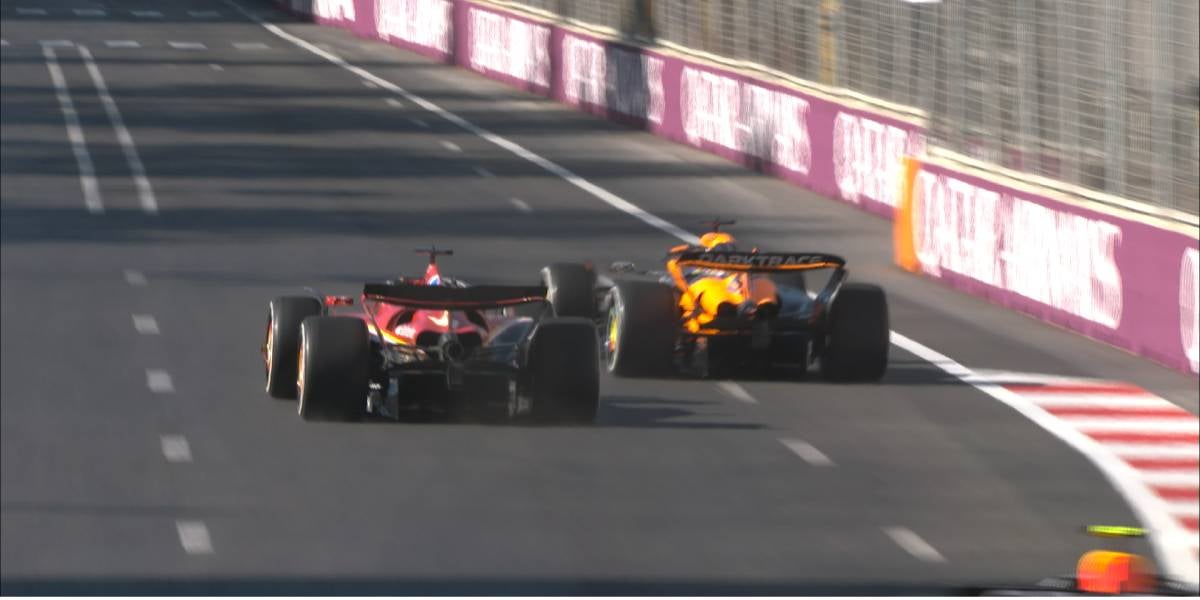 Duelo entre Leclerc y Piastri | @f1