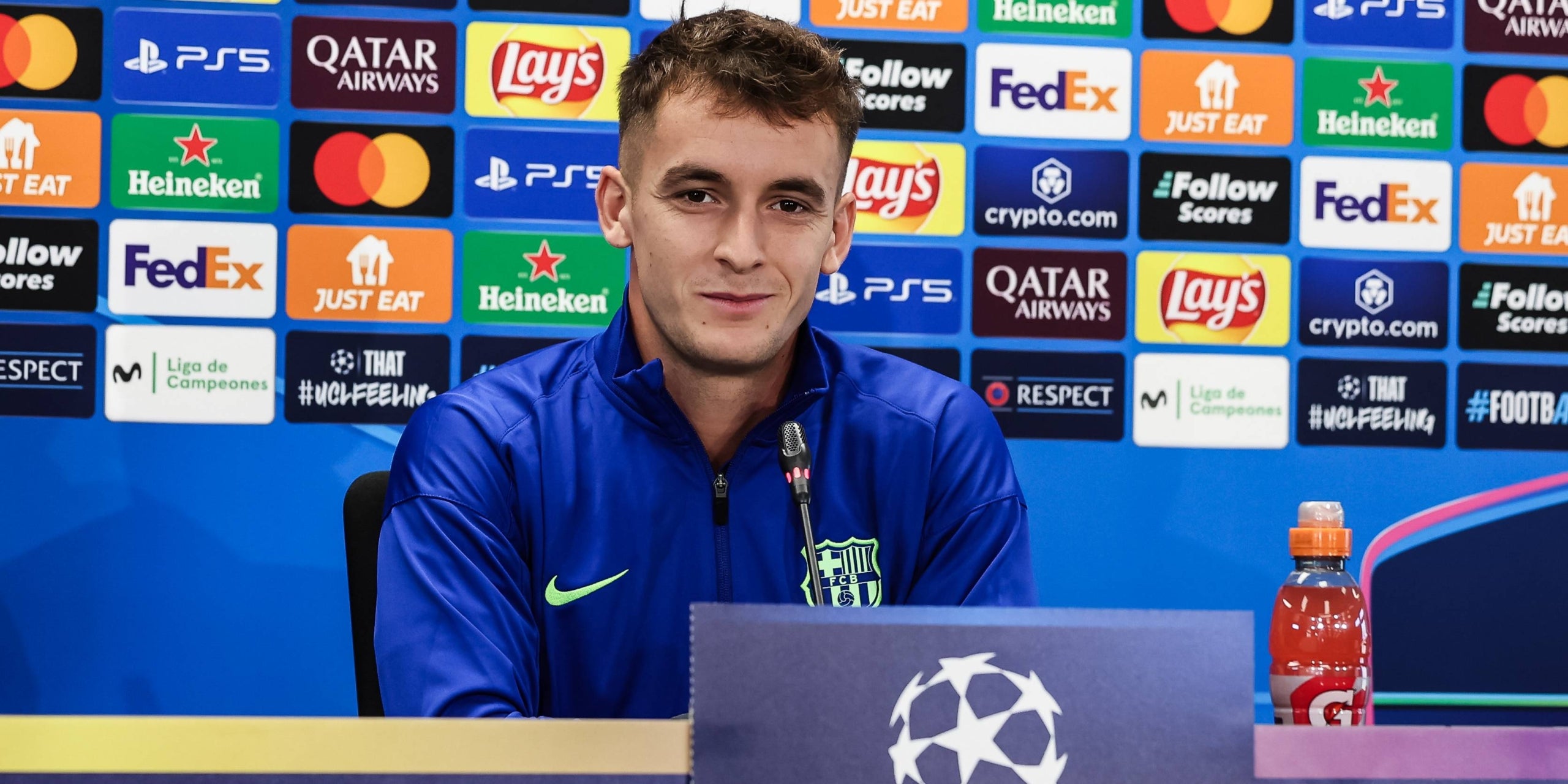 Marc Casadó, en rueda de prensa | Europa Press