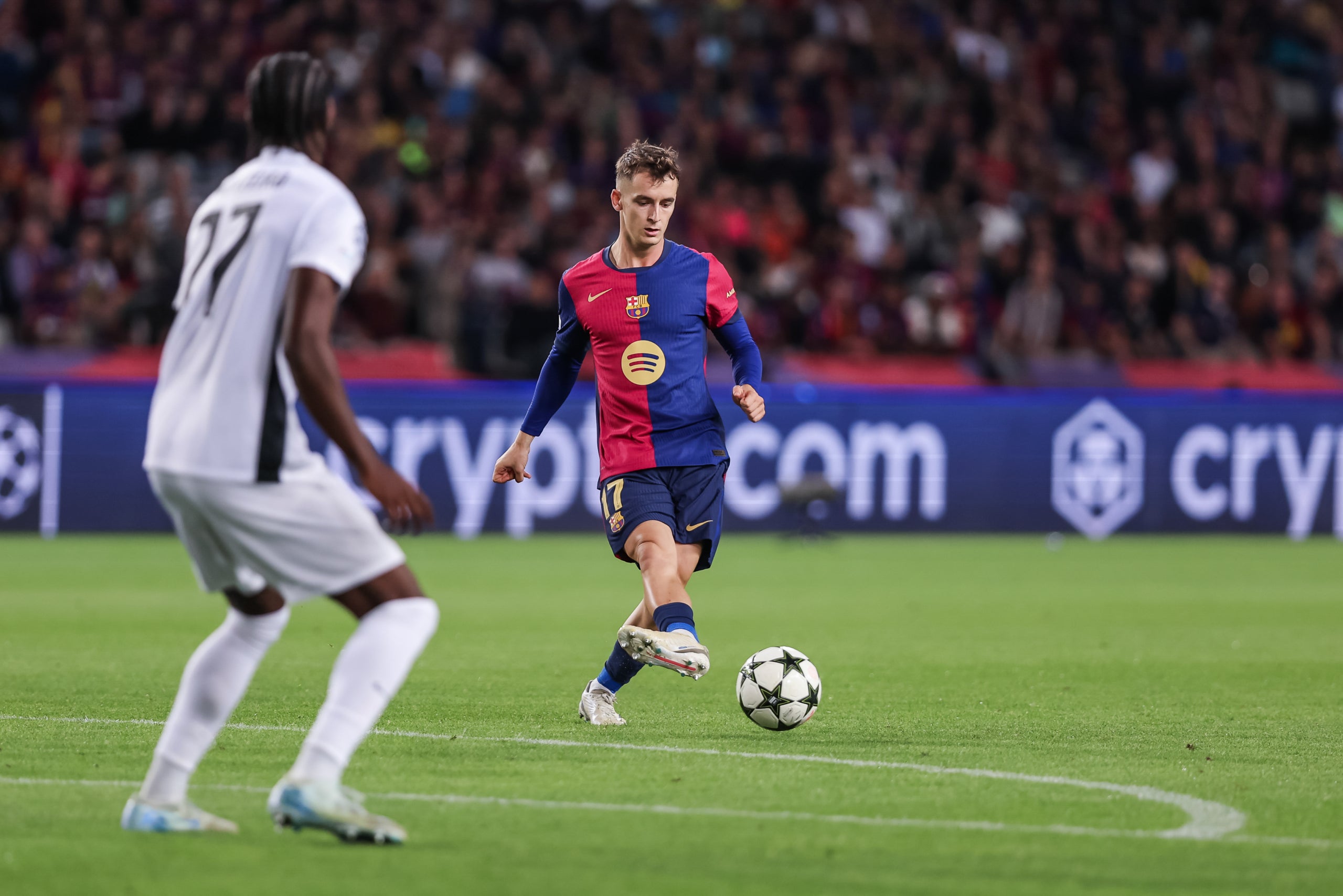 Marc Casadó, durante un partido con el Barça | Europa Press