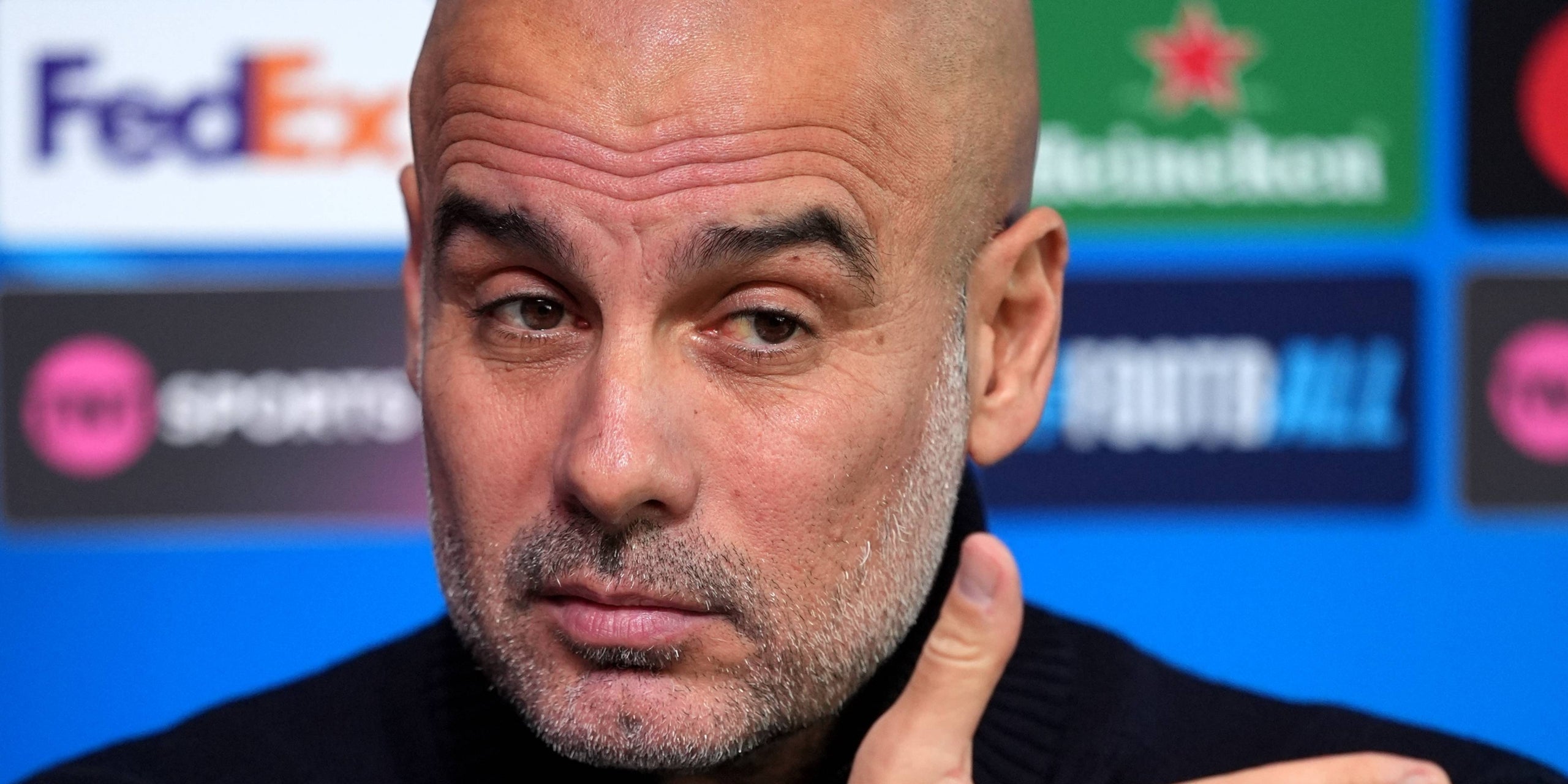Pep Guardiola, en roda de premsa | Europa Press