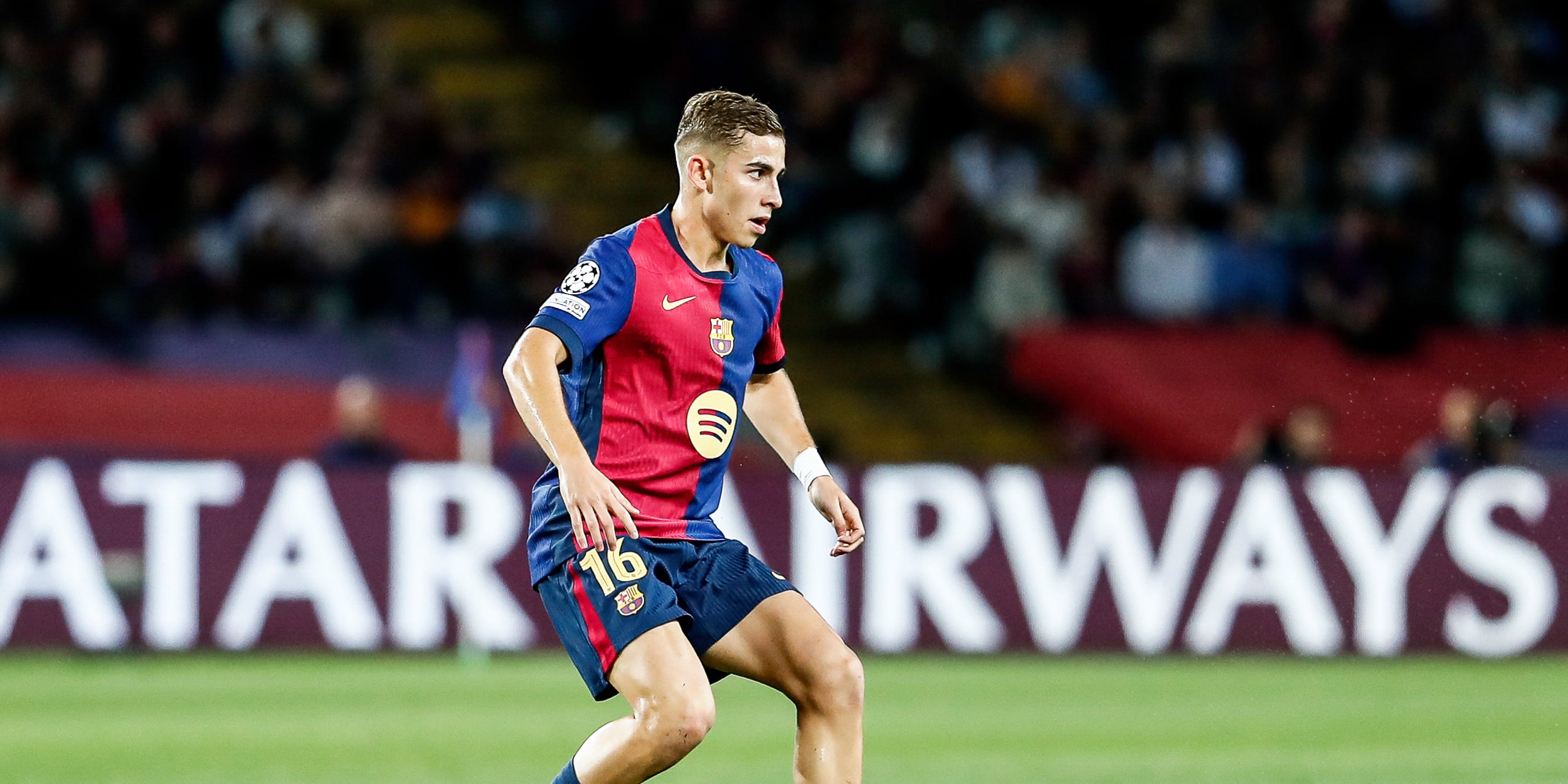 Fermín López, durant un partit amb el Barça | Europa Press