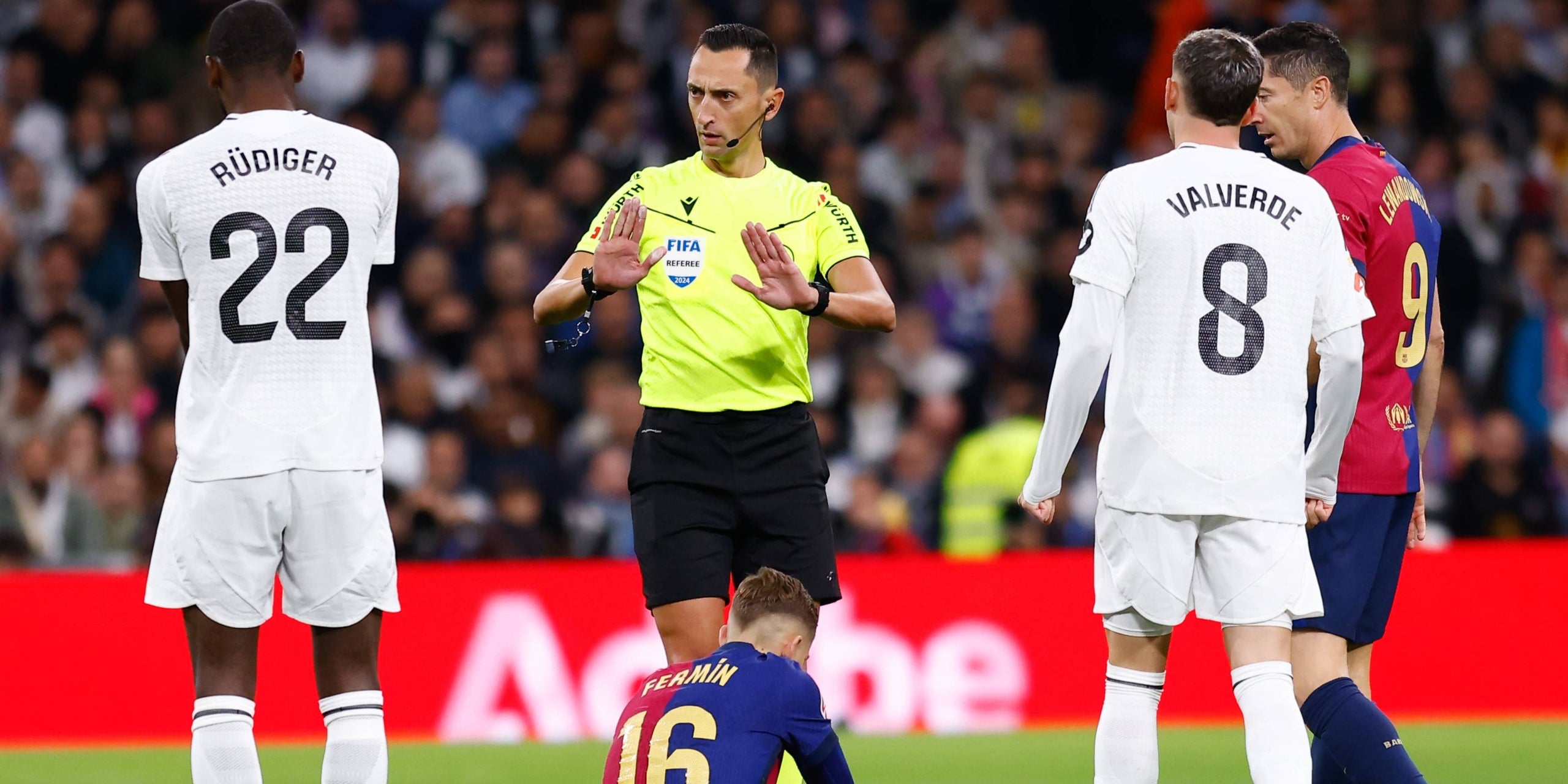 Sánchez Martínez, durant el clàssic | Europa Press