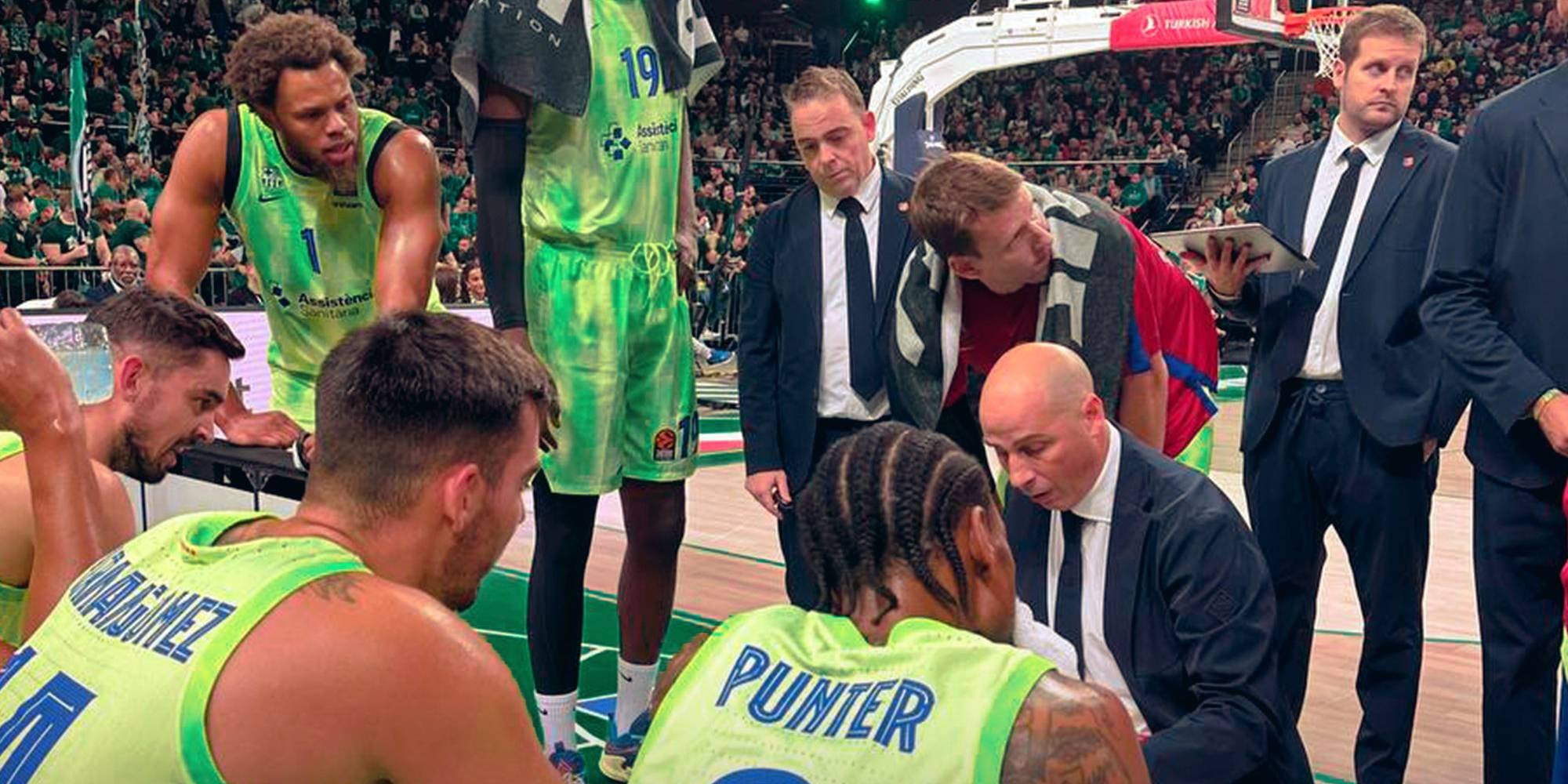 Joan Peñarroya, durant el Zalgiris-Barça | FC Barcelona