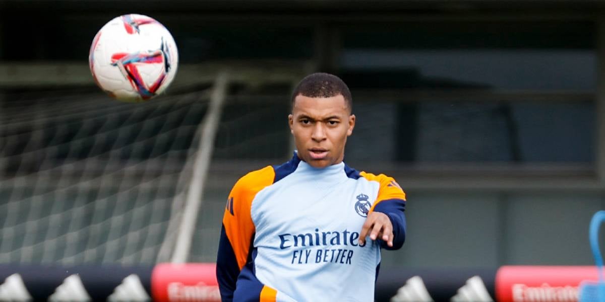 Mbappé durant un entrenament amb el Reial Madrid | Reial Madrid