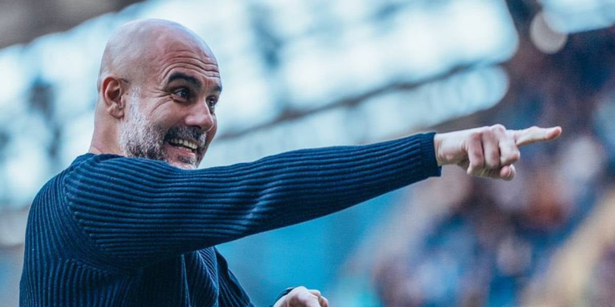 Pep Guardiola, durant un partit amb el City | Manchester City