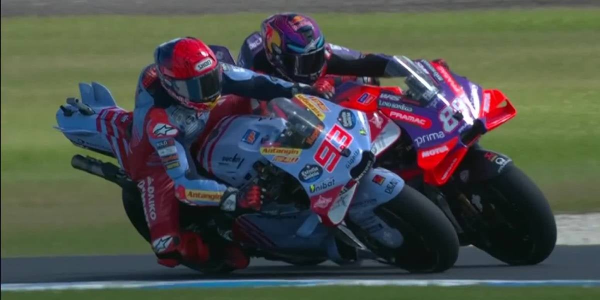 Marc Márquez en plena carrera | @motogp