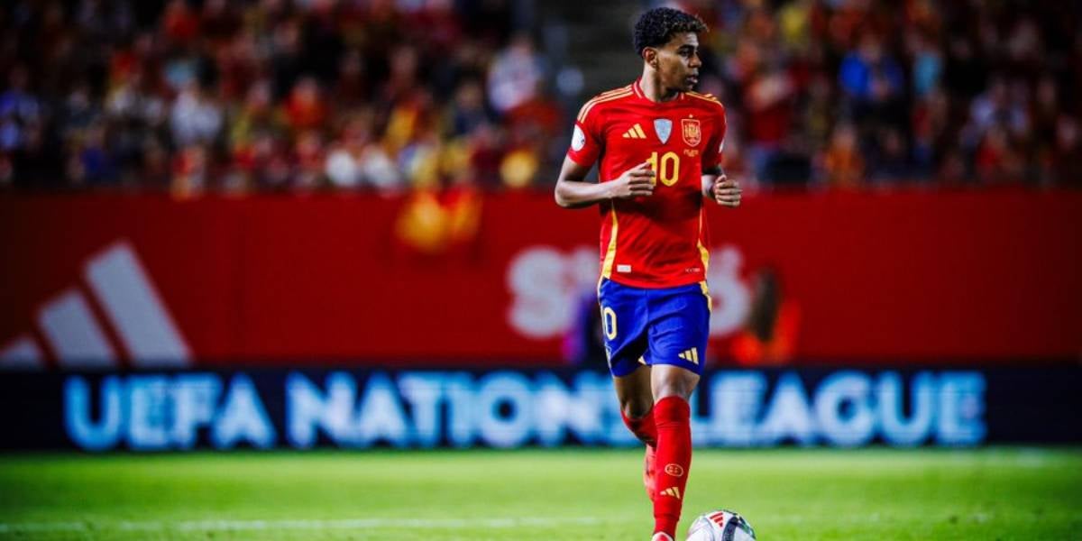 Lamine Yamal, amb la selecció espanyola | @SEFutbol