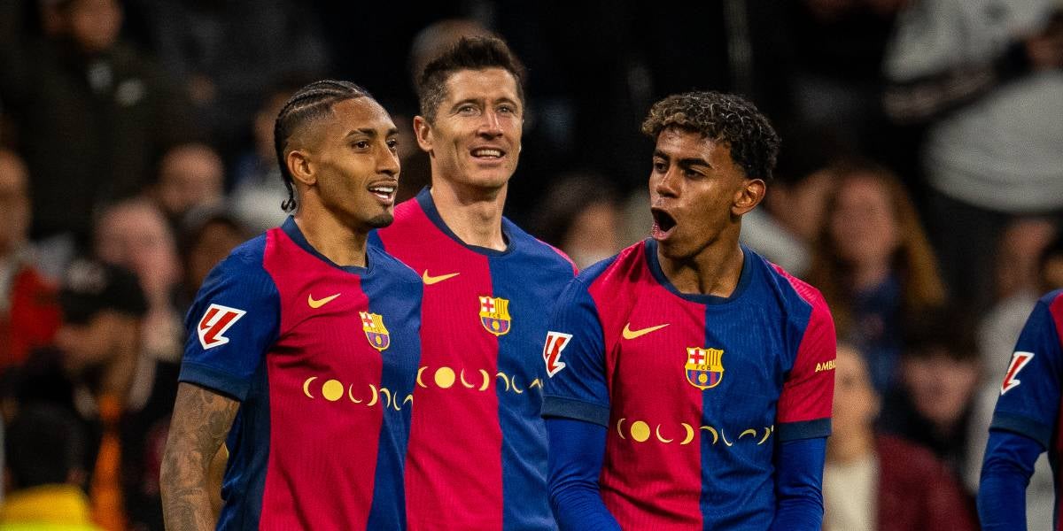 El trident blaugrana al Bermabéu | @fcbarcelona_cat