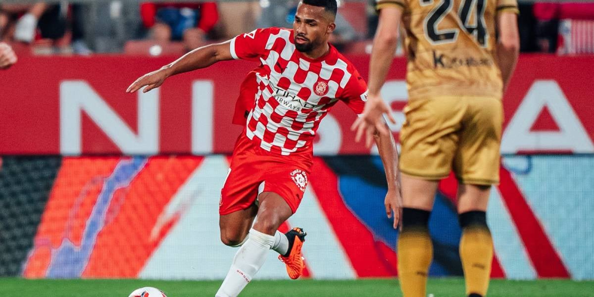 Yangel Herrera con la pelota | @GironaFC