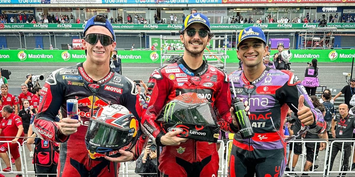 Podio de Tailandia | @MotoGP