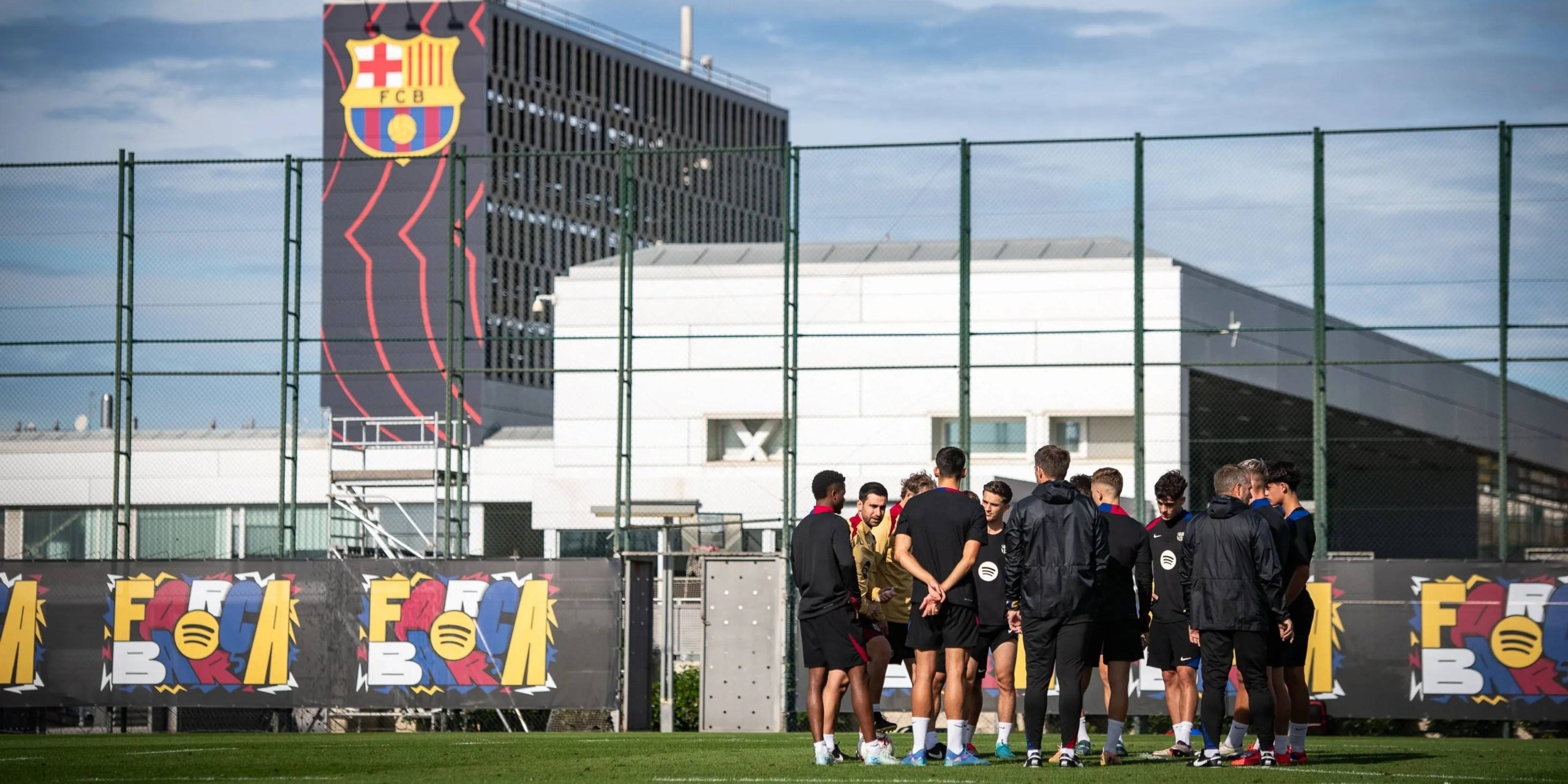 Els jugadors del Barça, durant un entrenament | FC Barcelona