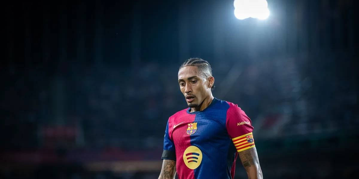 Raphinha durant un partit en una imatge d'arxiu | FC Barcelona