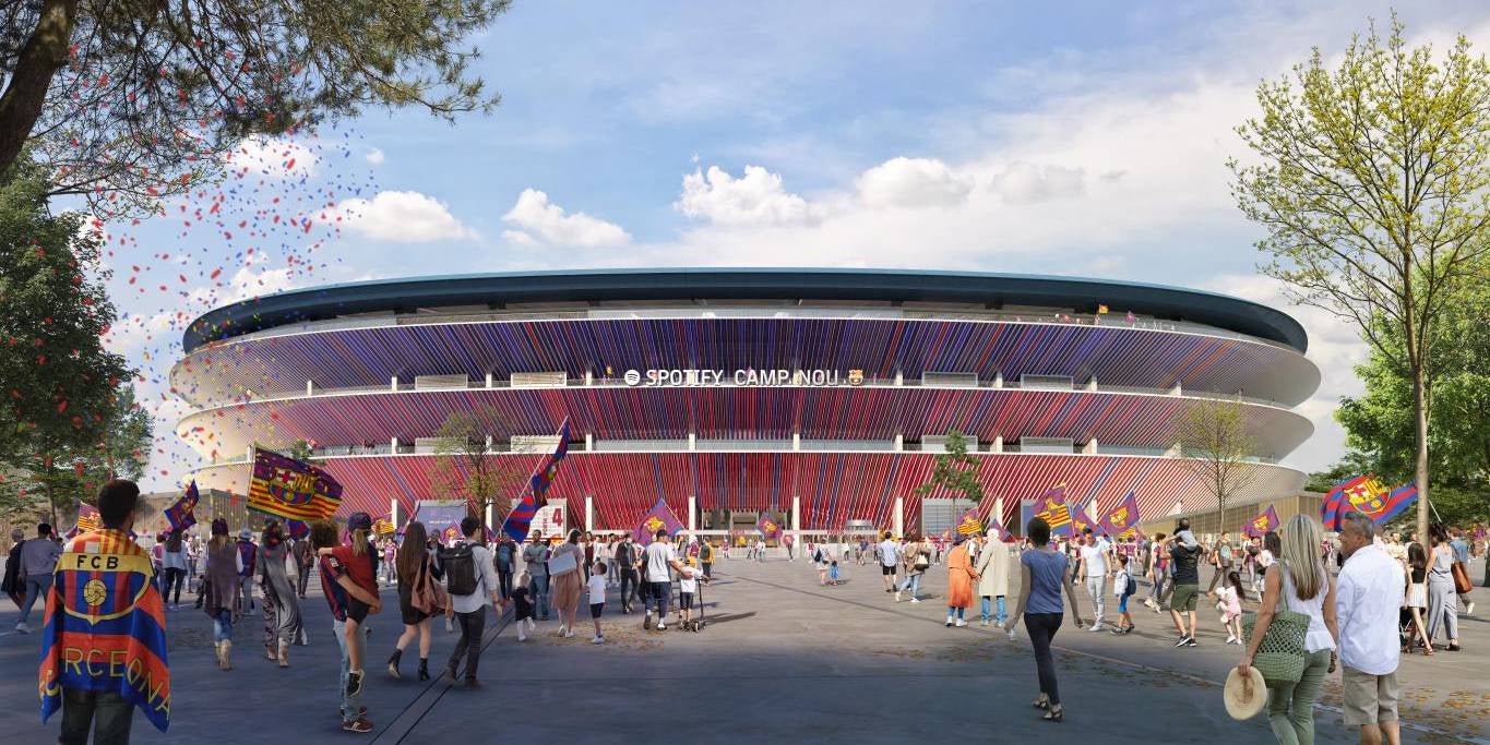 Renderització de l'Spotify Camp Nou, un cop hagin finalitzat les obres | FC Barcelona