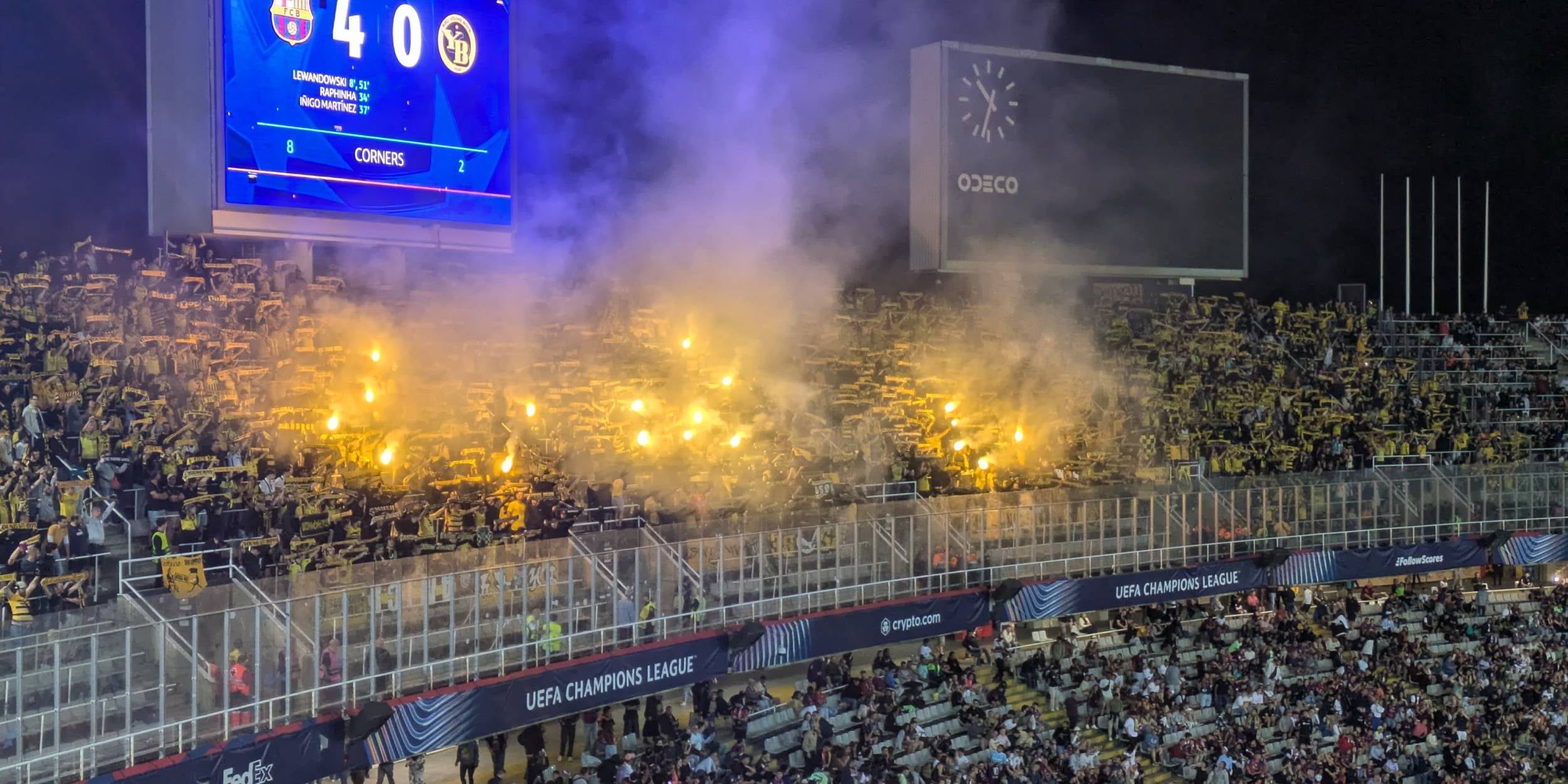 Les bengales dels aficionats del Young Boys | Món Esport