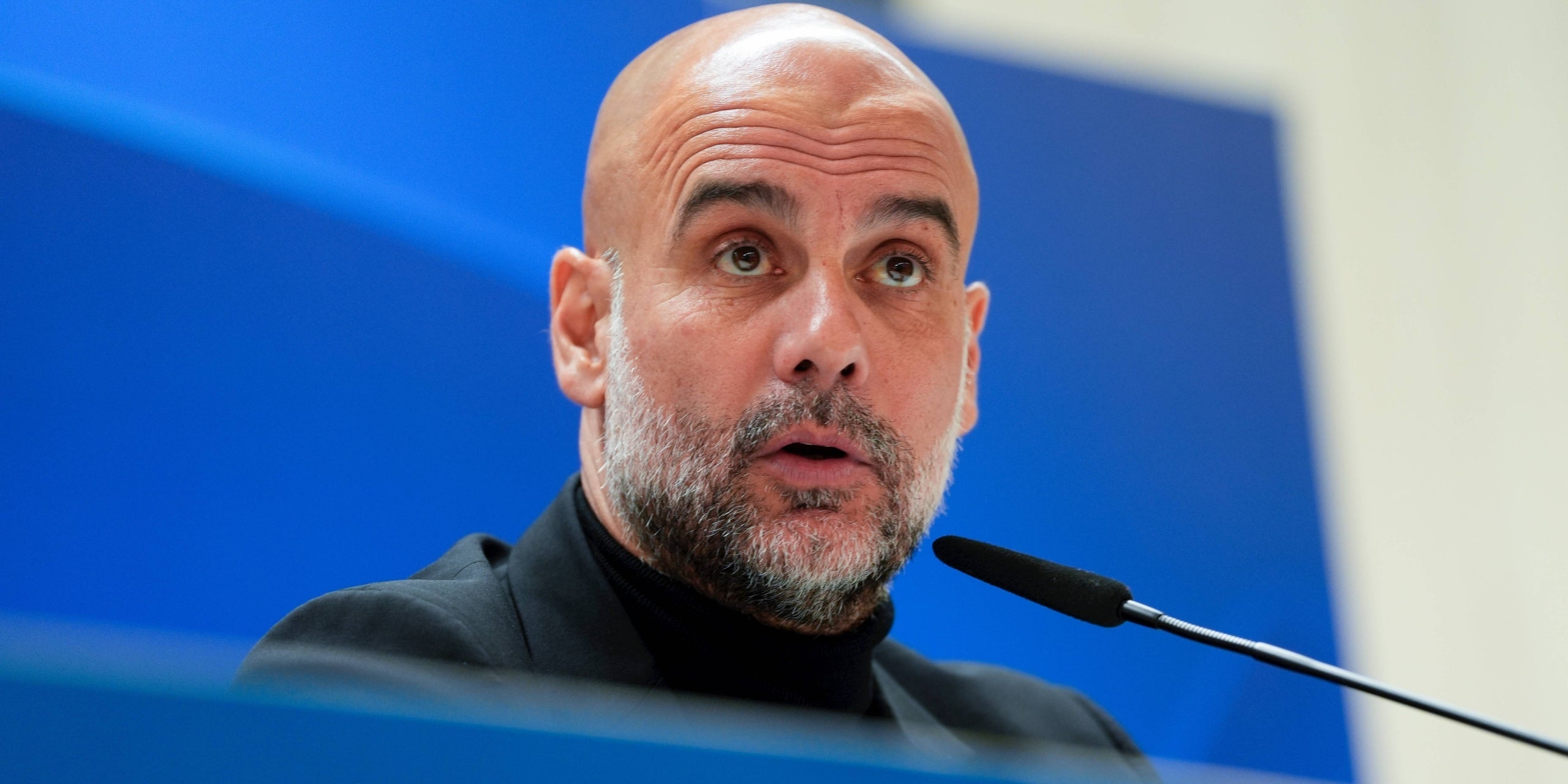 Pep Guardiola, en roda de premsa | Europa Press