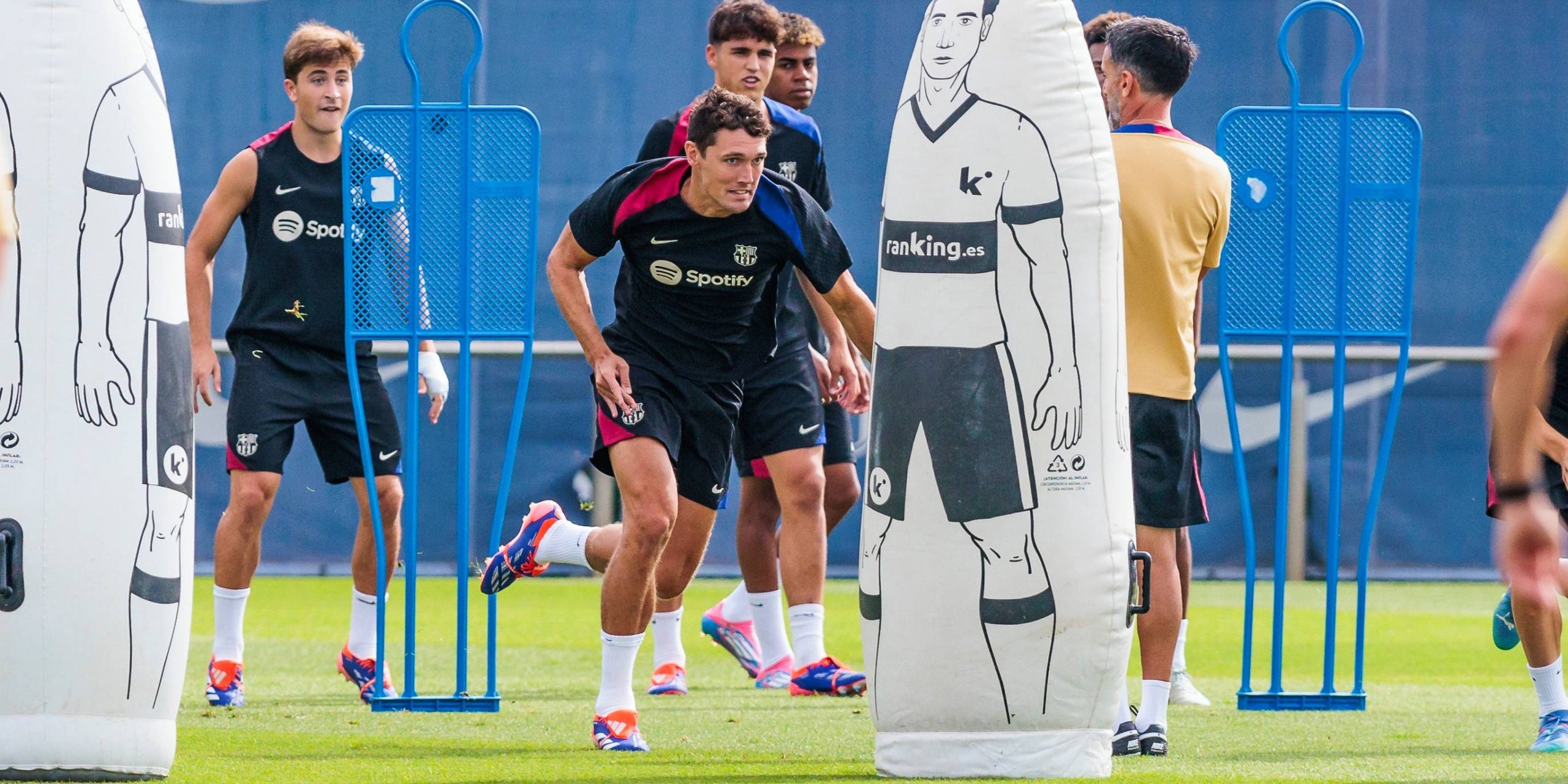 Andreas Christensen, durant un entrenament amb el Barça | Europa Press