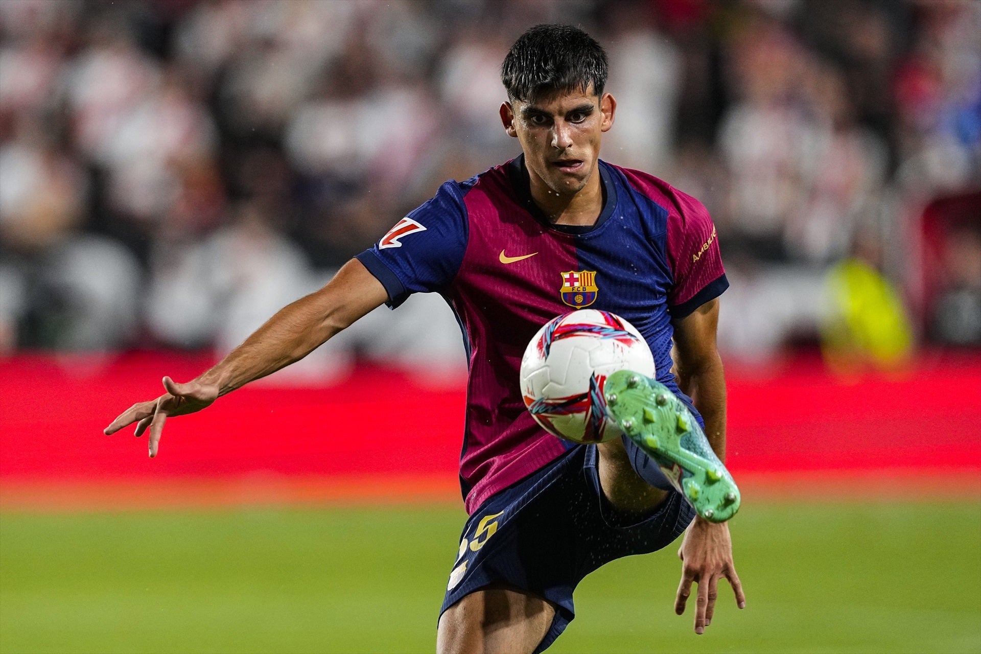 Gerard Martín, durante un partido del Barça | Europa Press