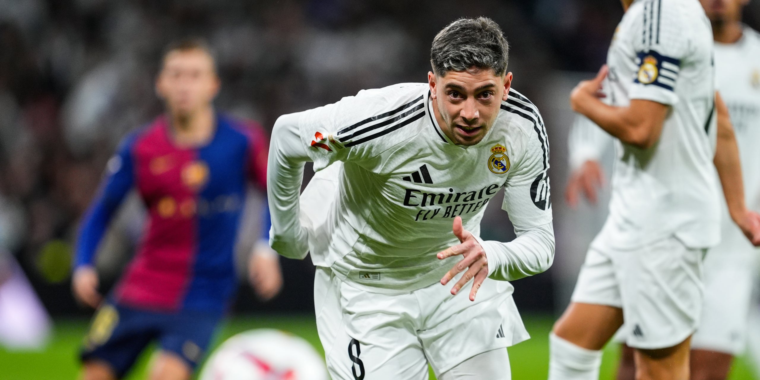 Fede Valverde, durant el clàssic de lliga contra el Barça | Europa Press