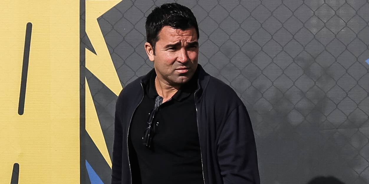 Deco, en un entrenament del Barça | Europa Press