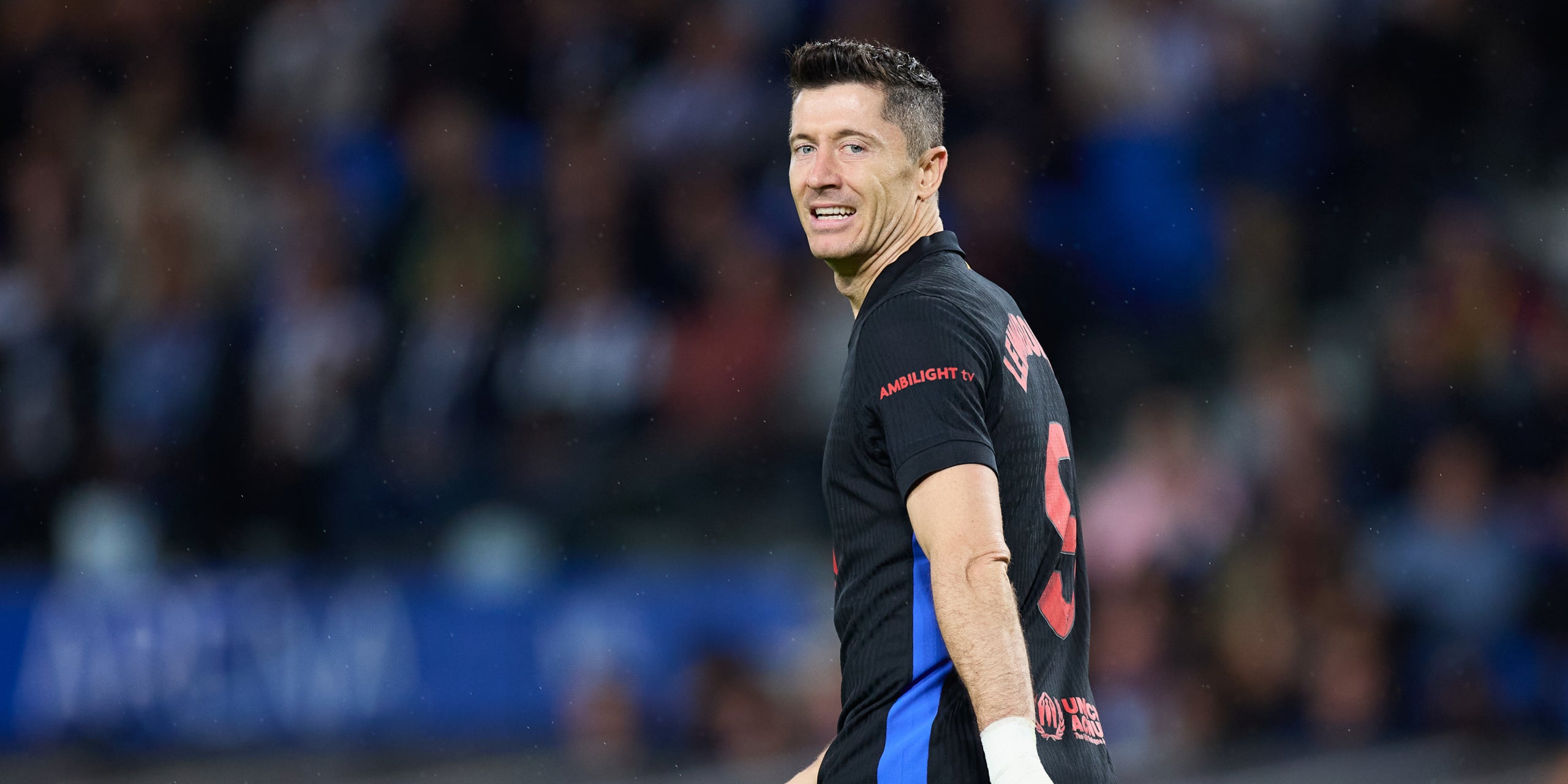 Robert Lewandowski, durant un partit amb el Barça | Europa Press