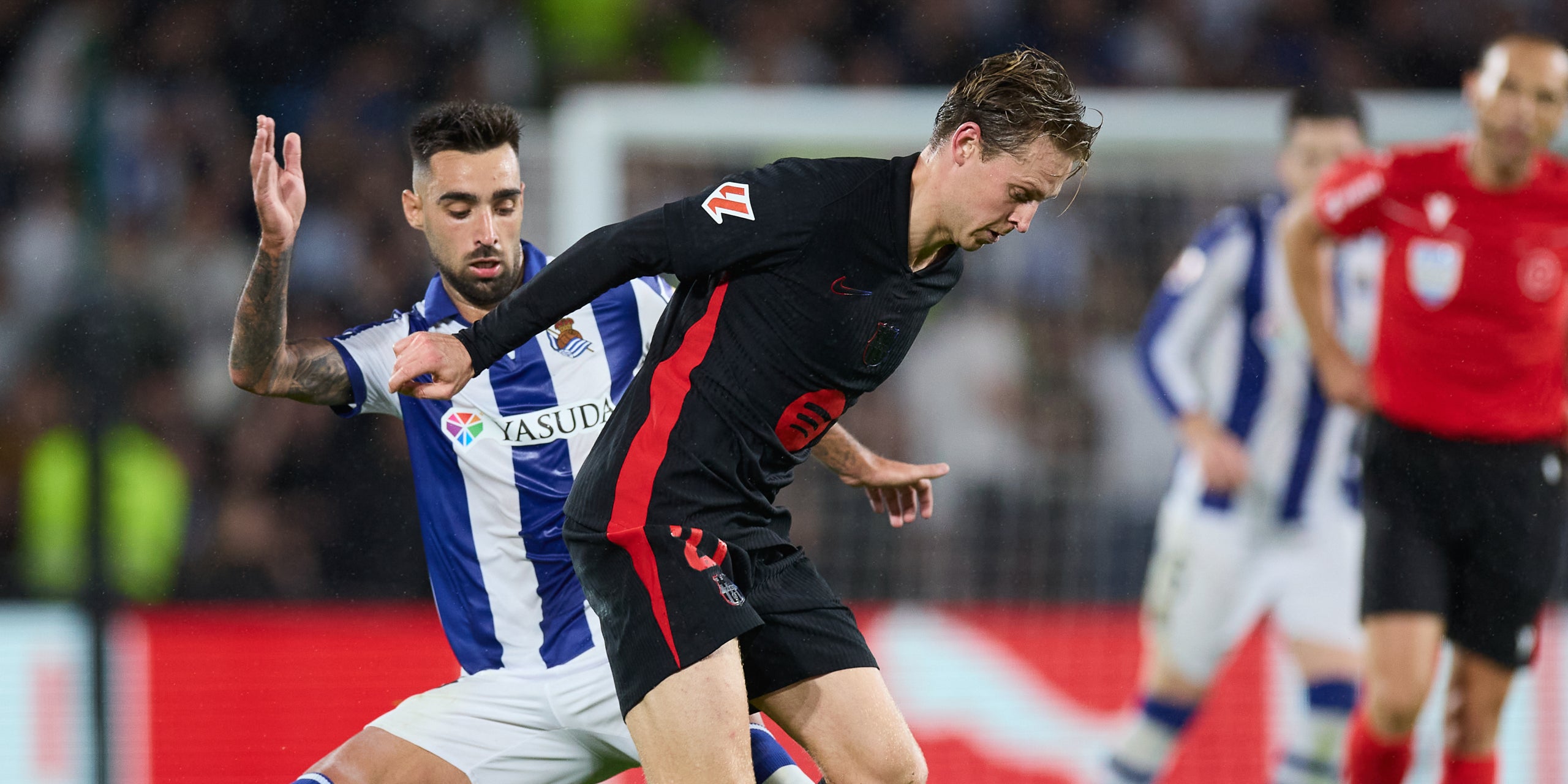 Frenkie de Jong, durante el partido contra la Real Sociedad | Europa Press
