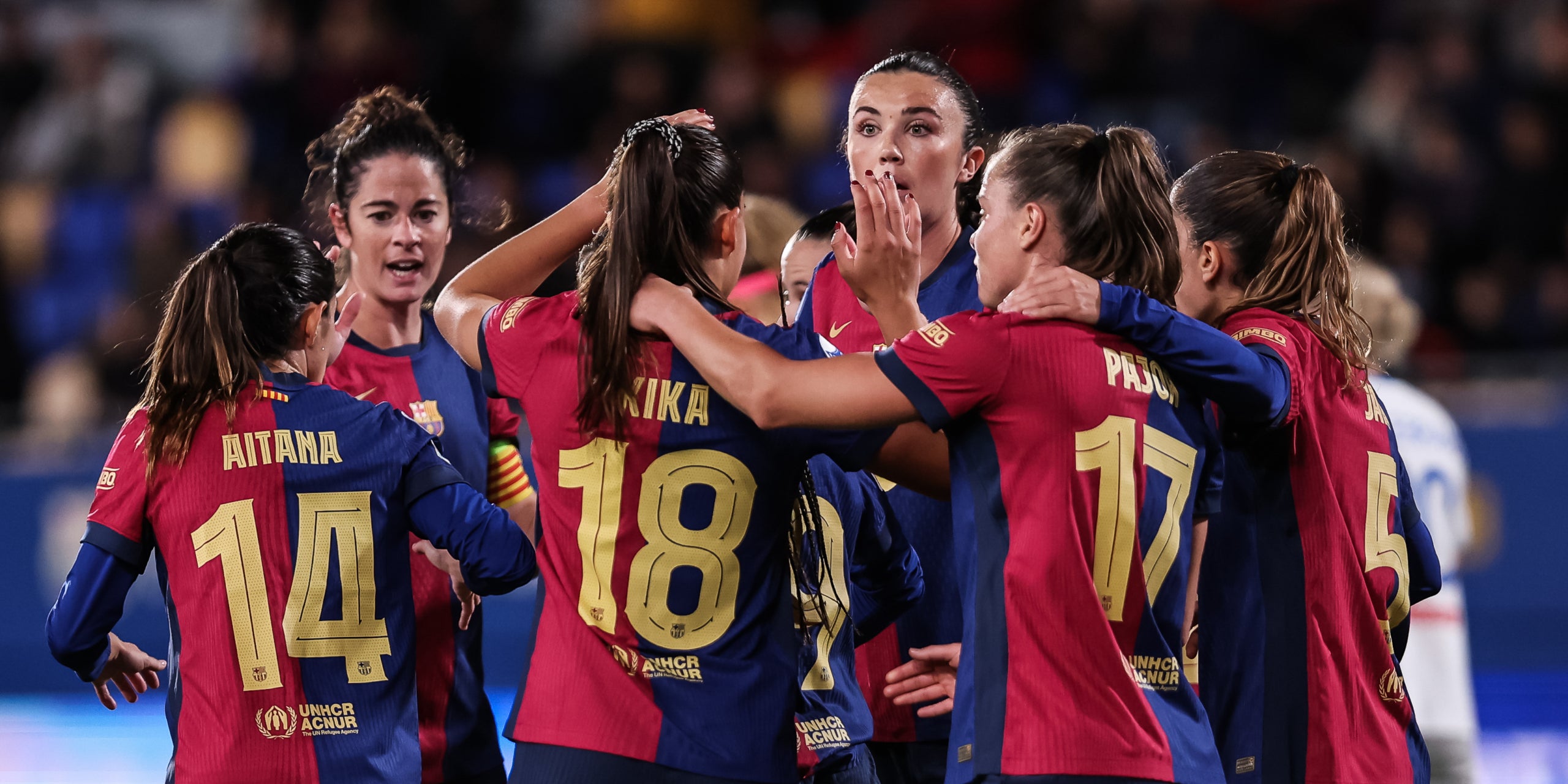 Les jugadores del Barça, celebrant un gol | Europa Press