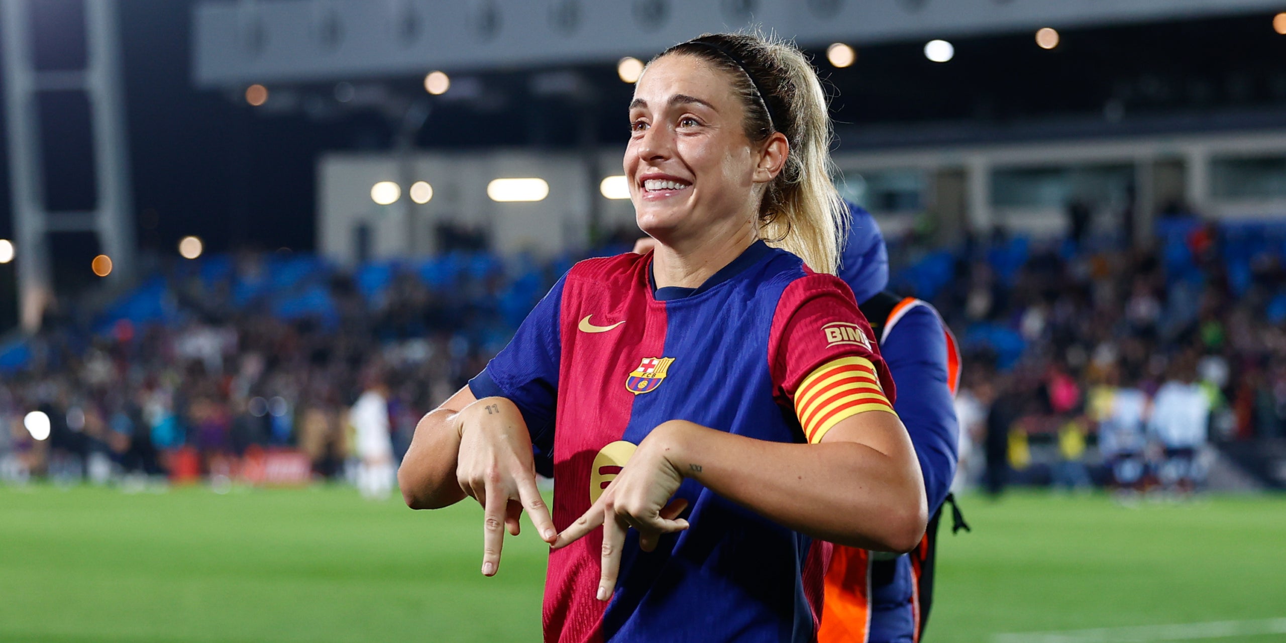Alexia Putellas, celebrant un gol contra el Madrid | Europa Press