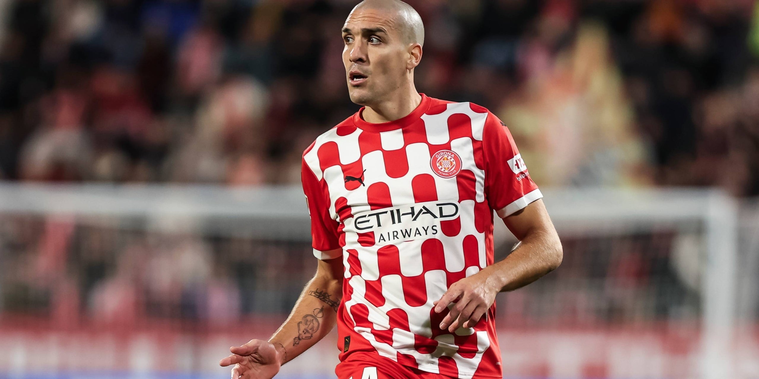 Oriol Romeu, durant el partit contra l'Sturm Graz | Europa Press