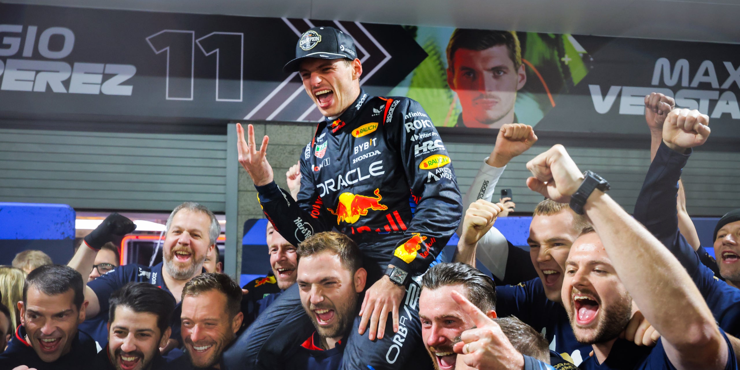 Max Verstappen, celebrant el seu quart títol de Fórmula 1 | Europa Press