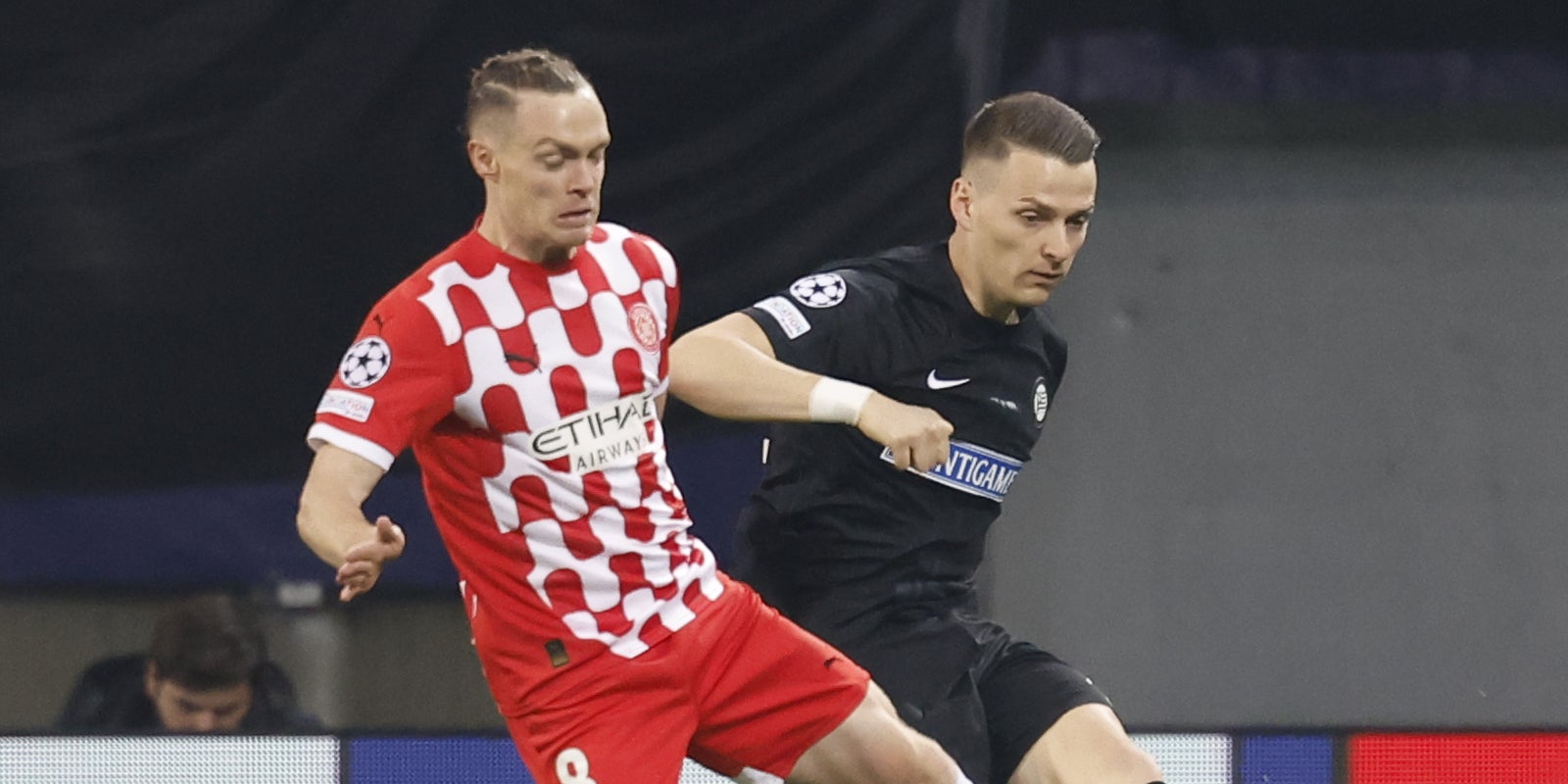 Viktor Tsygankov, durant el Sturm Graz-Girona de Champions | Europa Press