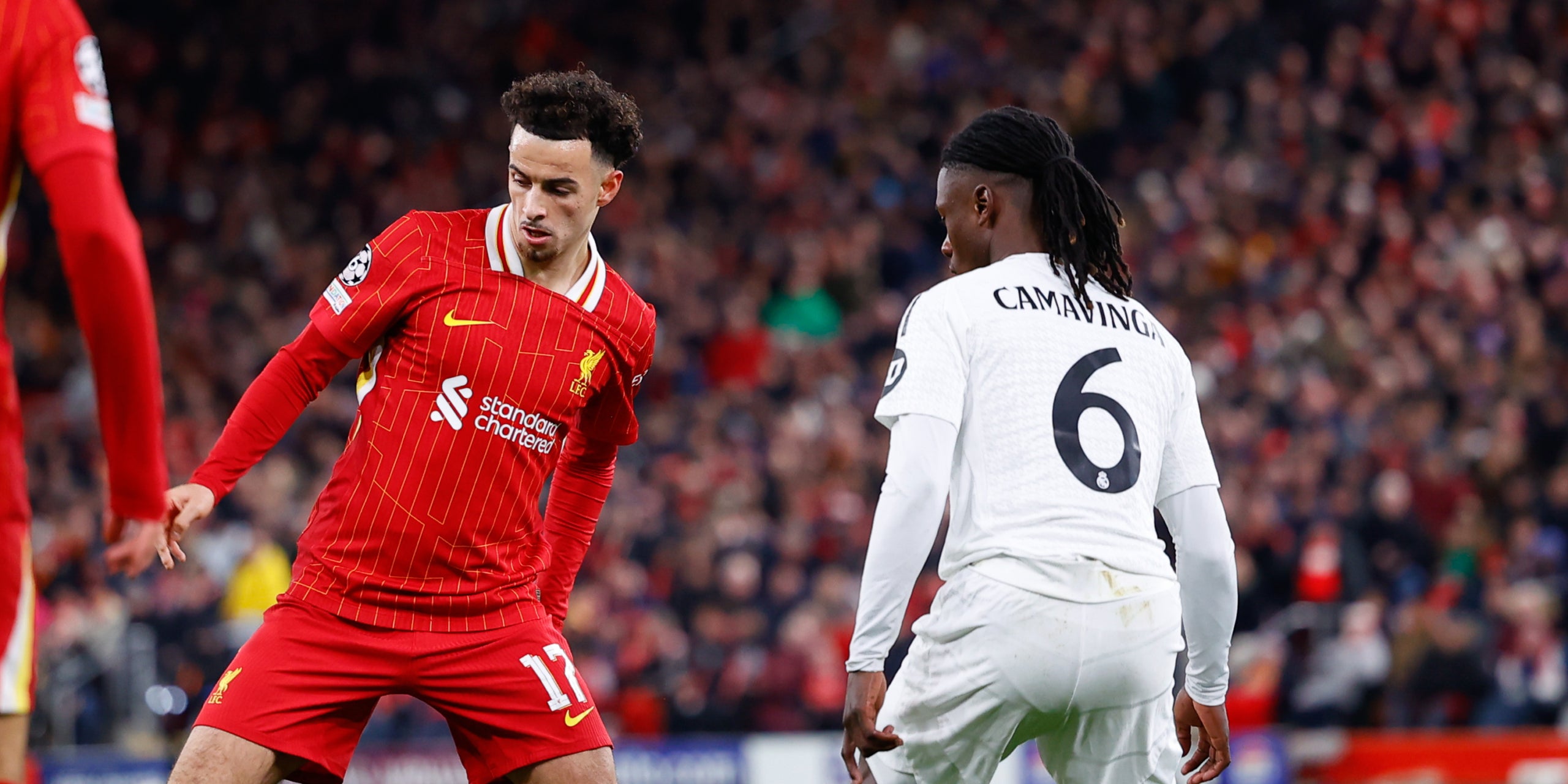 Eduardo Camavinga, durant el partit contra el Liverpool | Europa Press