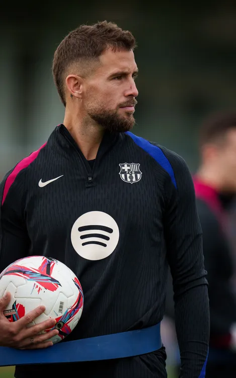 Iñigo Martínez, durant un entrenament amb el Barça | FC Barcelona
