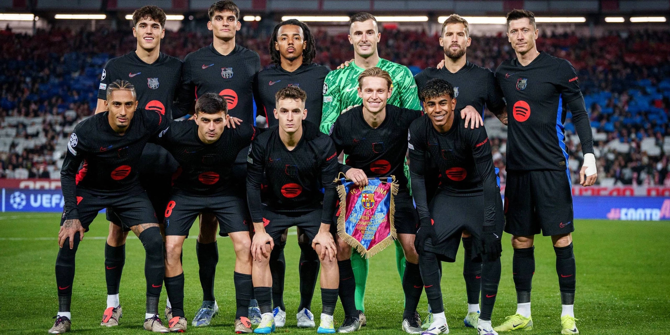 El once titular del Barça contra el Estrella Roja de Belgrado | FC Barcelona