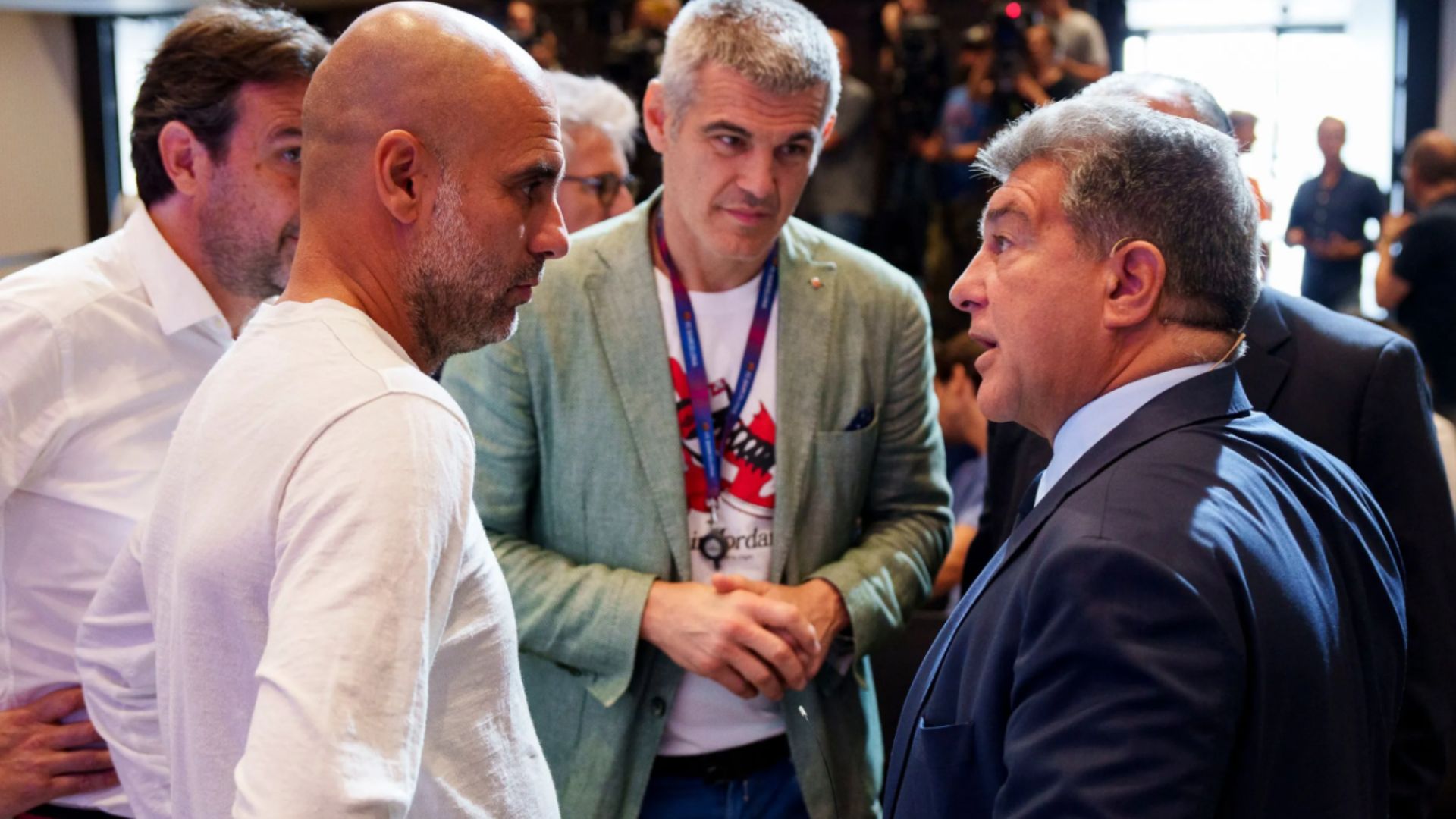 Guardiola y Laporta, en una imagen de archivo | FC Barcelona