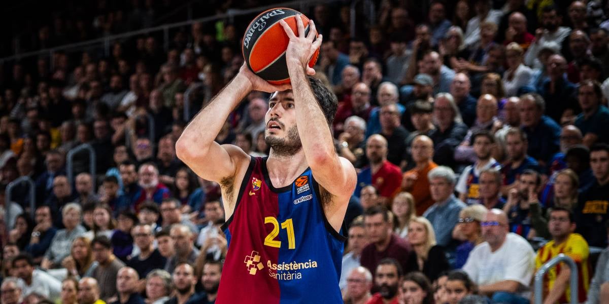 Alex Abrines, durant un partit amb el Barça | FC Barcelona