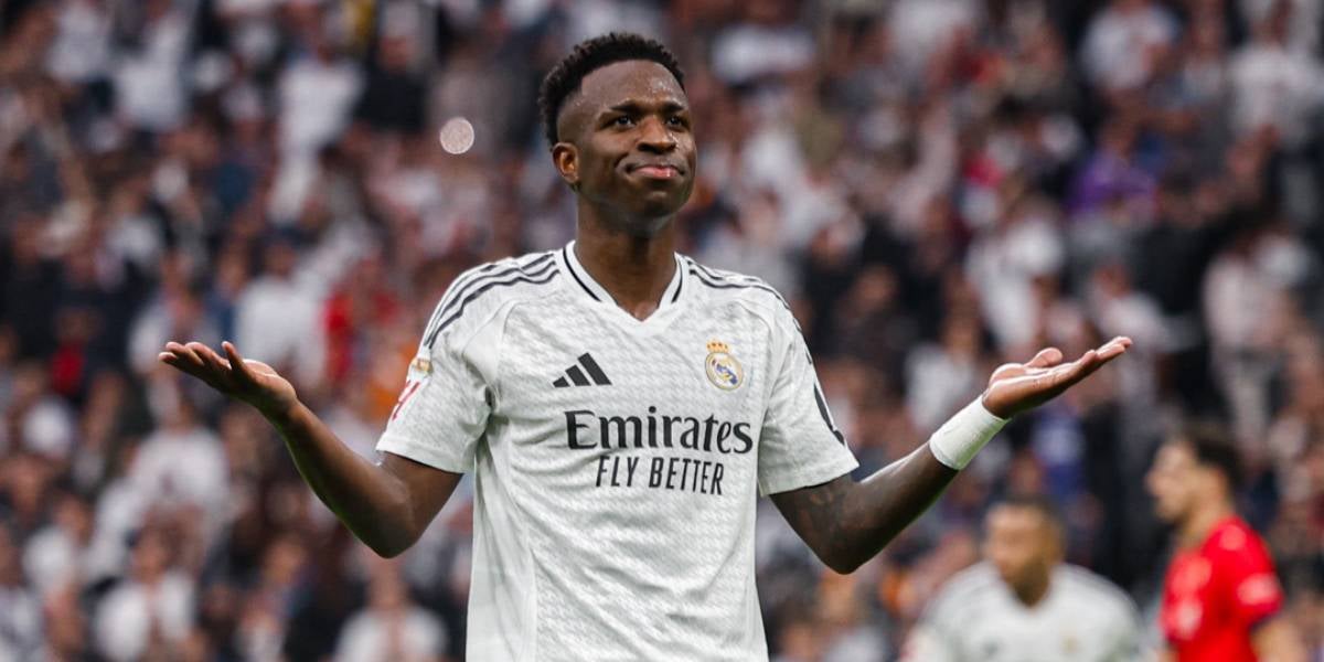 Vinícius celebrando un gol contra el Osasuna | @realmadrid