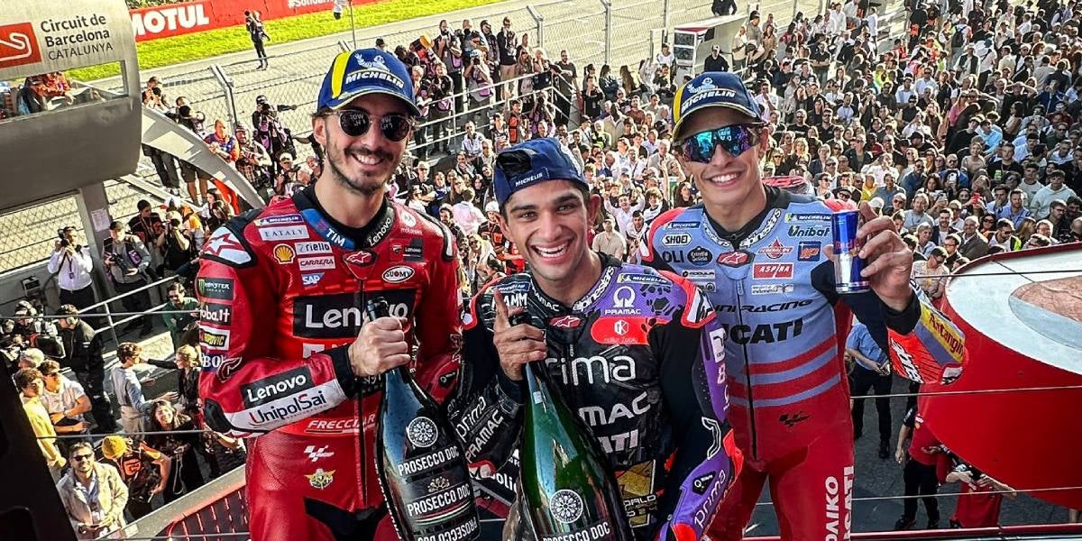Podio en el Circuit de Catalunya | @motogp