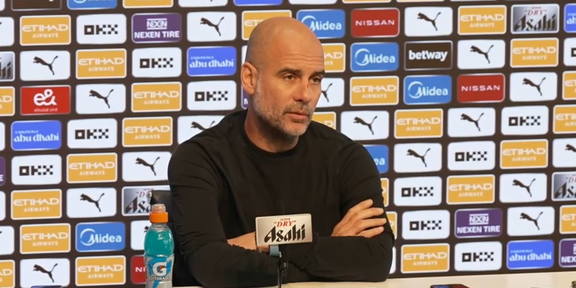 Pep Guardiola, durant una roda de premsa | Manchester City