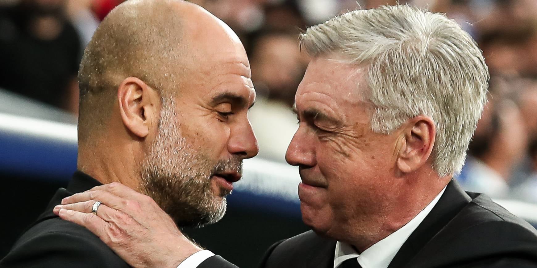 Pep Guardiola i Carlo Ancelotti, en una imatge d'arxiu | Europa Press
