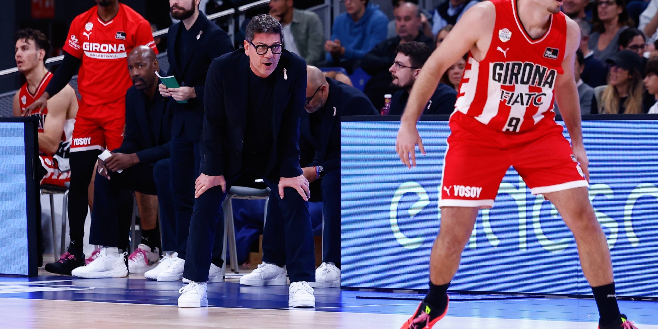 Fotis Katsikaris, durant un partit del Girona | Europa Press