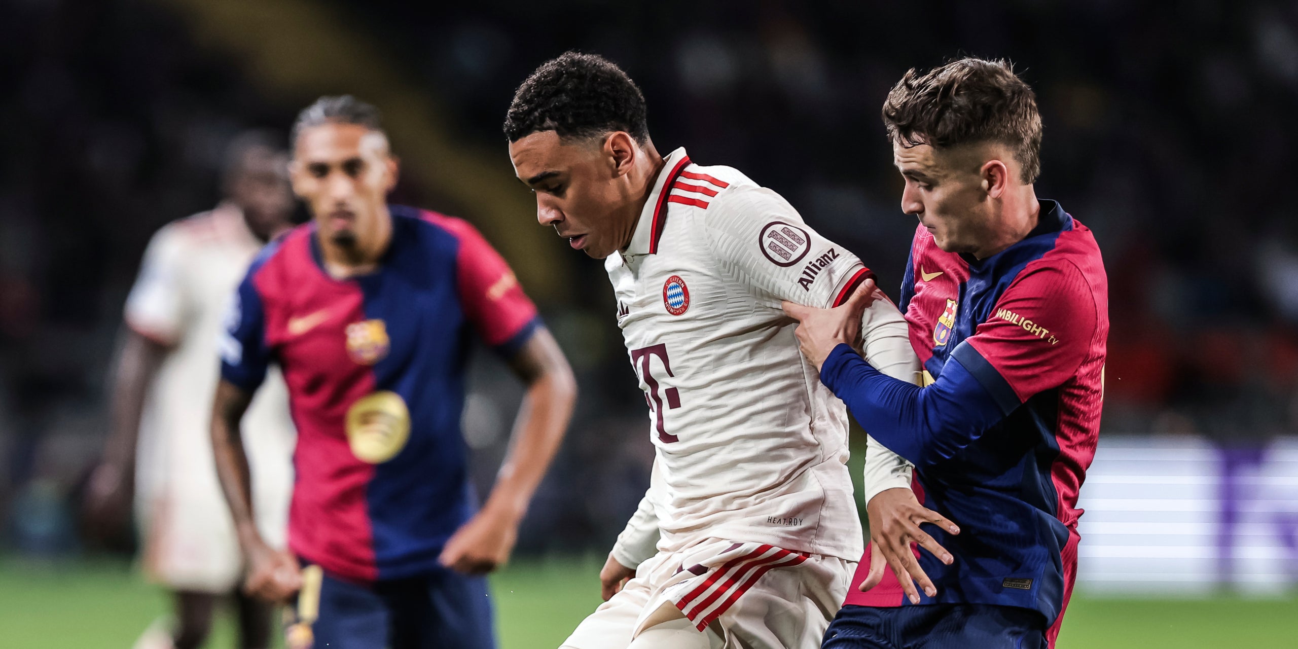 Jamal Musiala, durante el Barça-Bayern de Champions | Europa Press