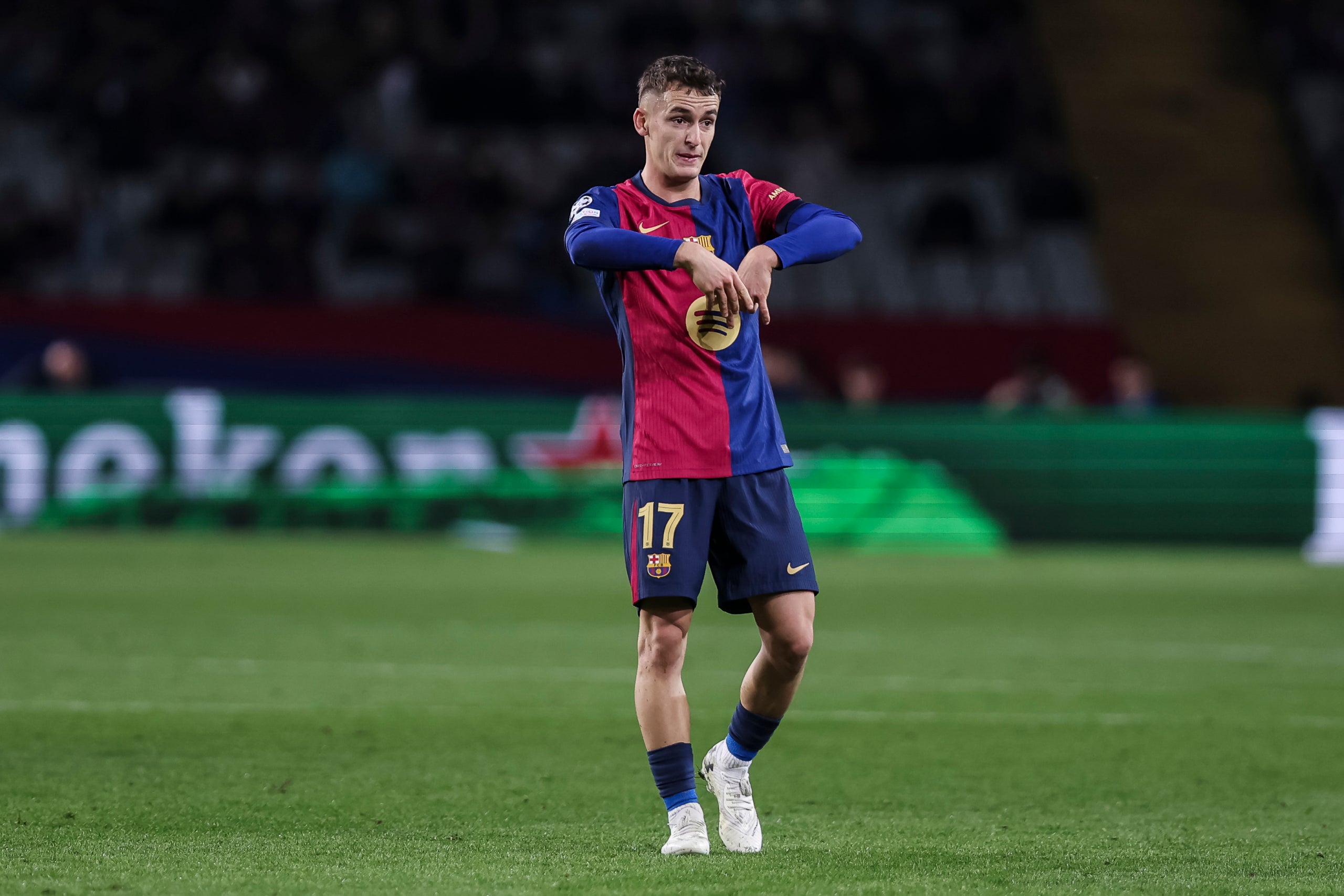 Marc Casadó, durant un partit amb el Barça | Europa Press