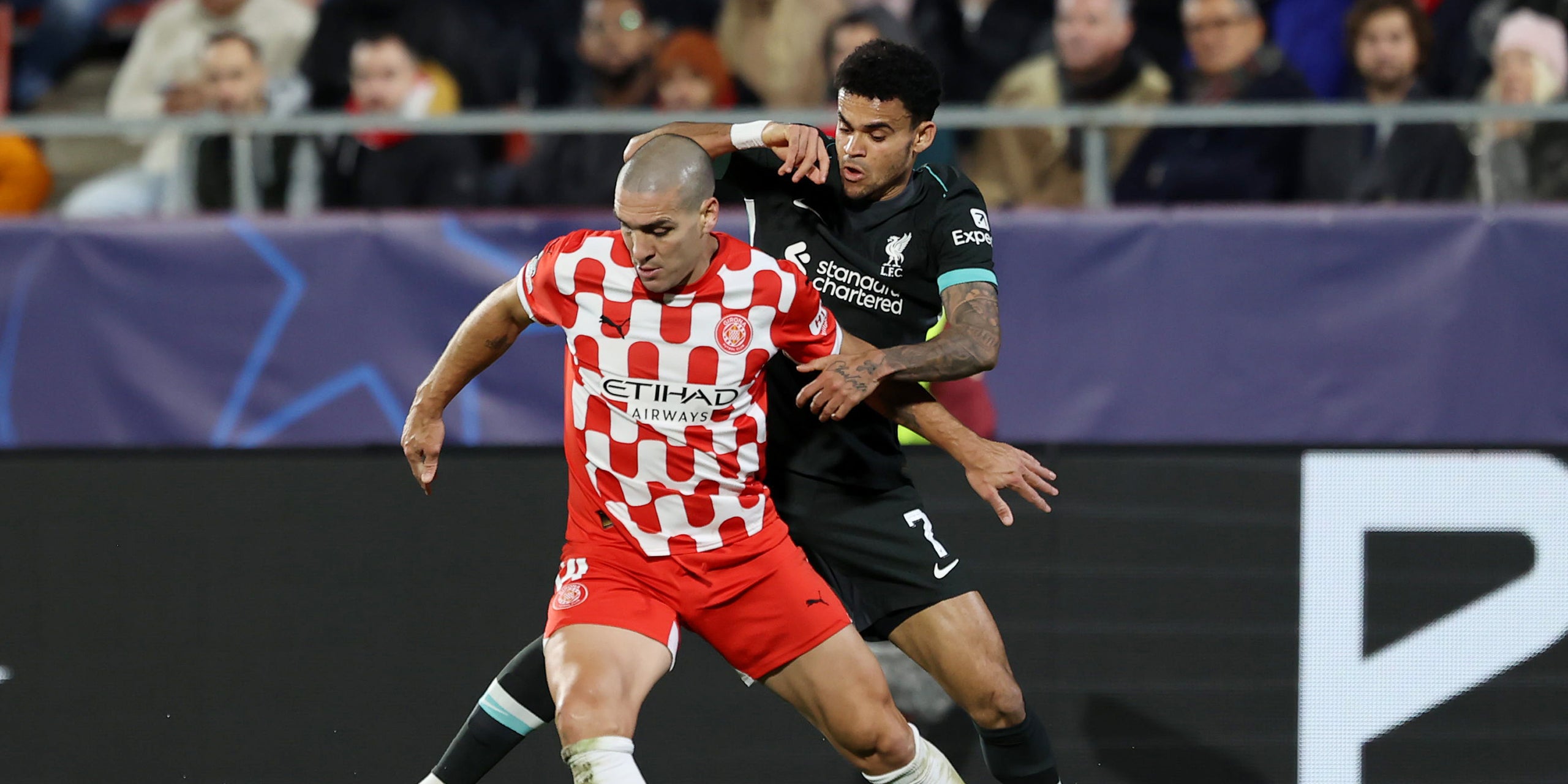 Oriol Romeu, durante el partido contra el Liverpool | Europa Press