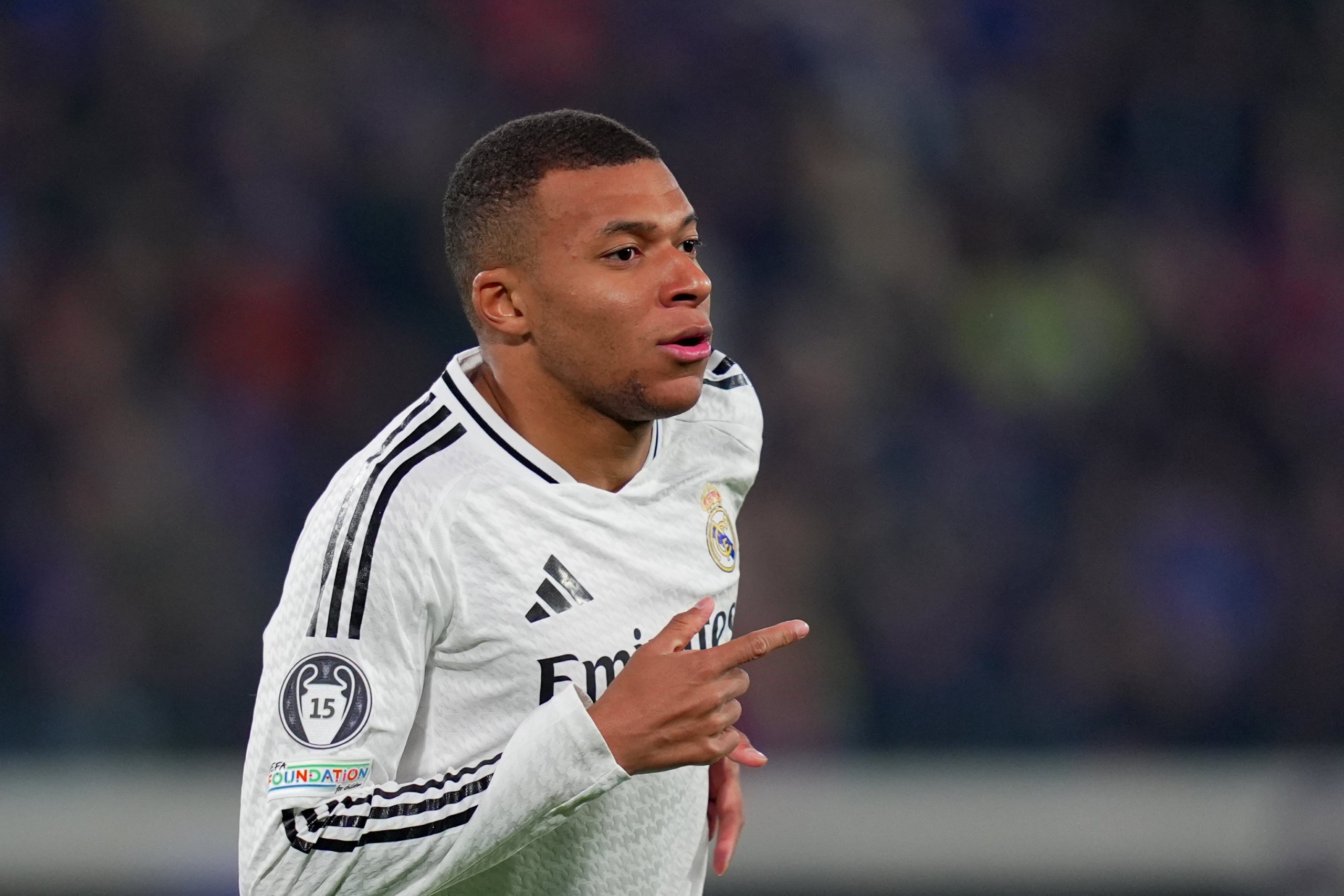 Mbappé celebra el seu gol contra l'Atalanta | Europa Press
