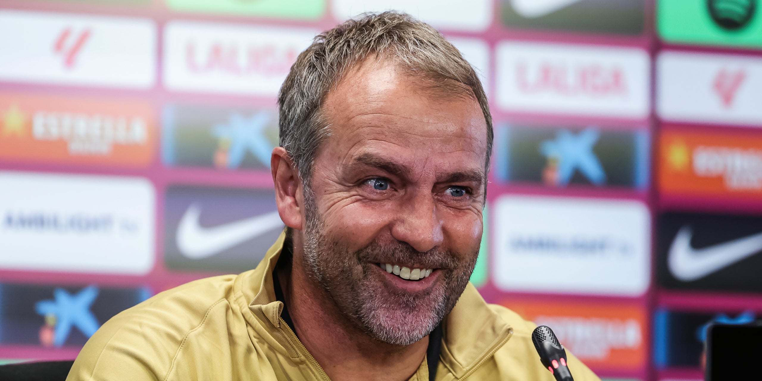 Hansi Flick, durant una roda de premsa | Europa Press