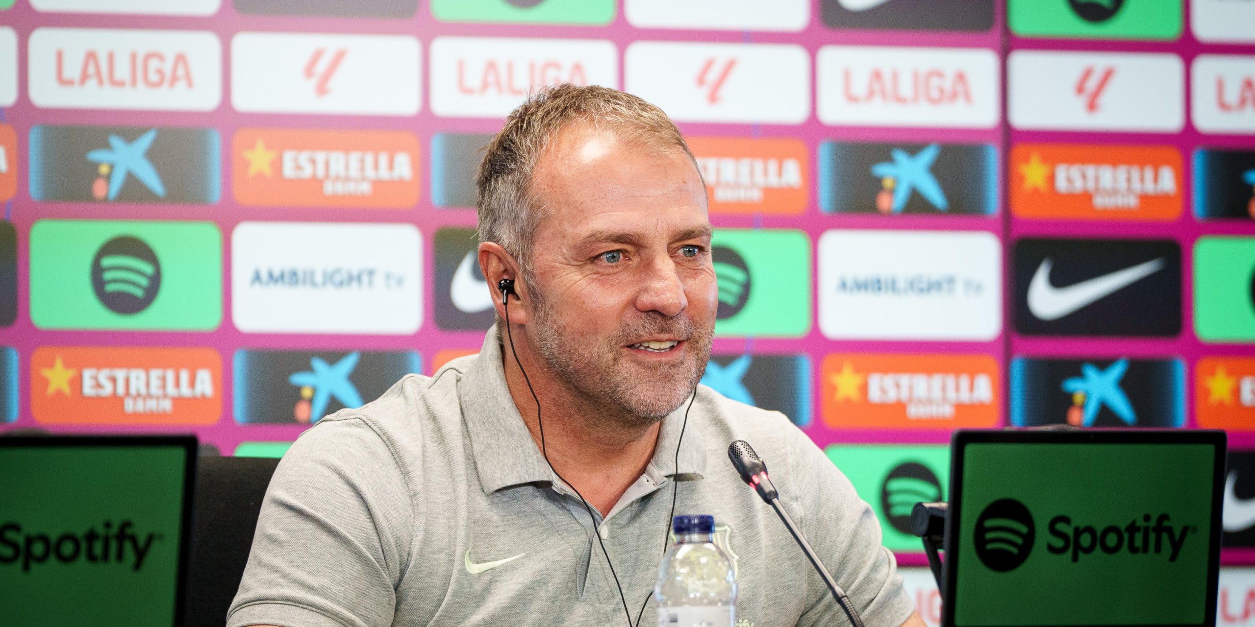 Hansi Flick, durant una roda de premsa | FC Barcelona