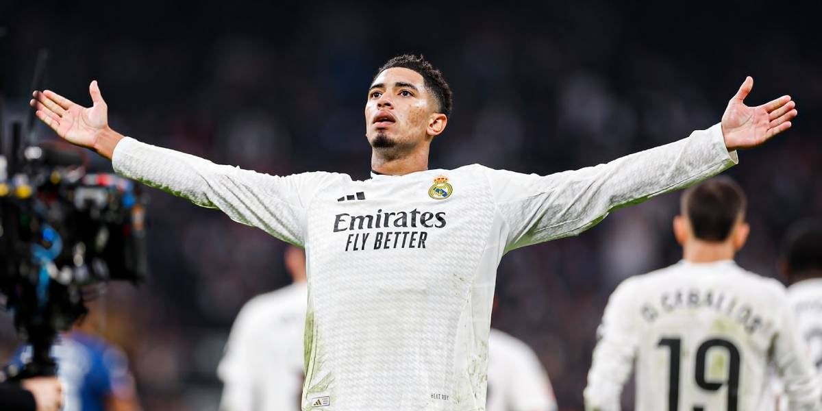 Belligham celebra el gol | @RealMadrid
