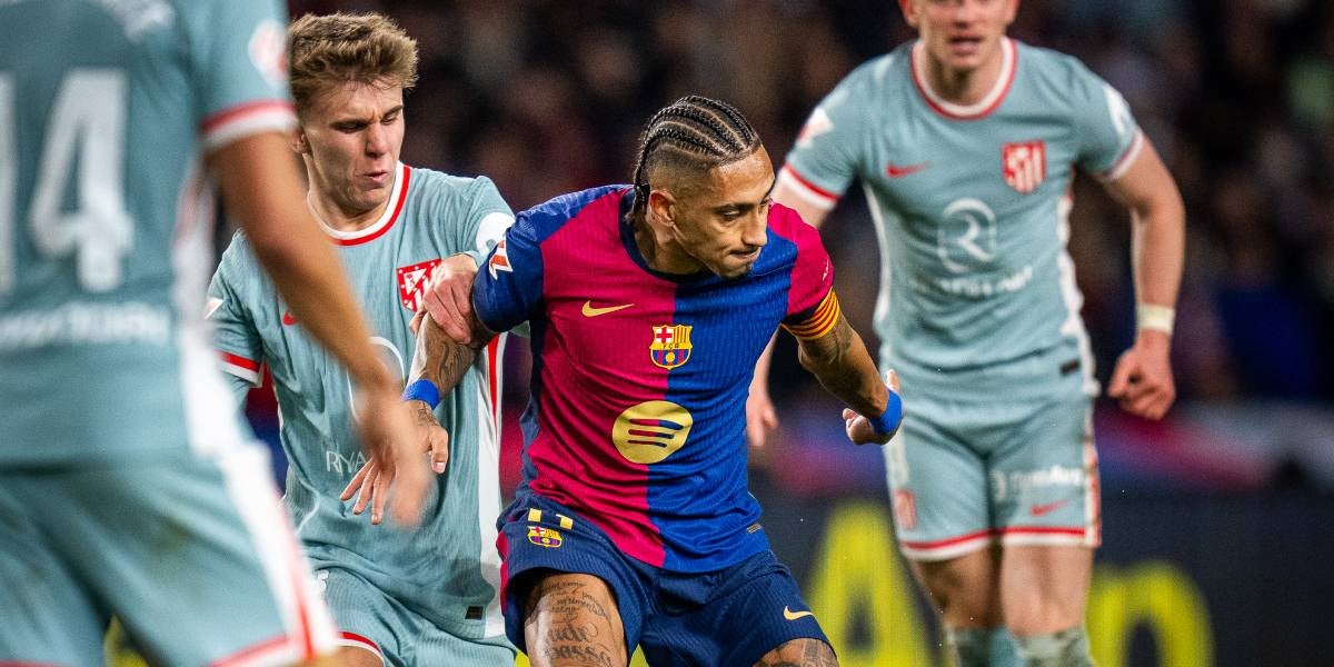 Raphinha contra l'Atlètic de Madrid | @FCBarcelona_cat