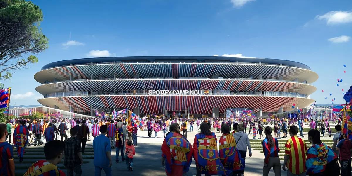 Projecció del resultat final de l'Spotify Camp Nou | FC Barcelona 